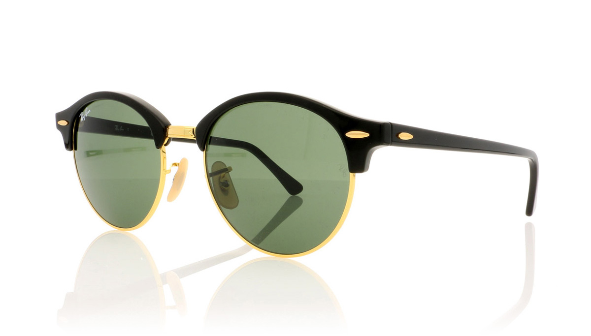 Ray-Ban CLUBROUND RB4246 Black 901 Sunglasses