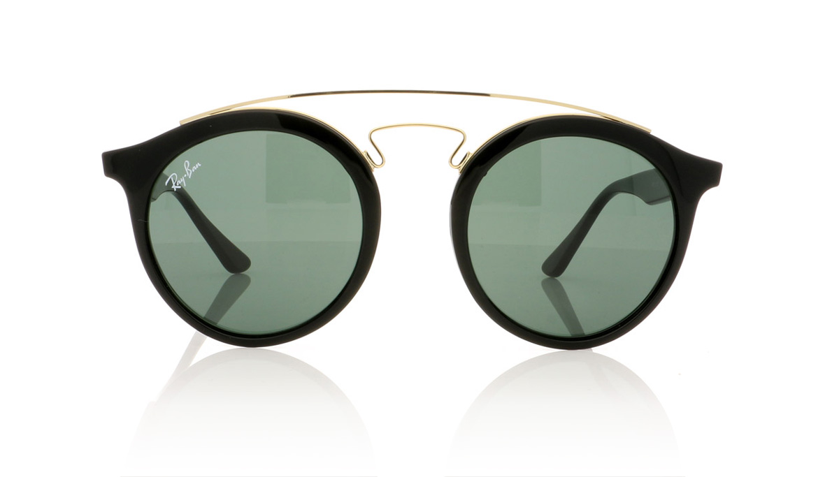 Ray-Ban RB 4256 0RB4256 Black/Green Lens 60171 Sunglasses