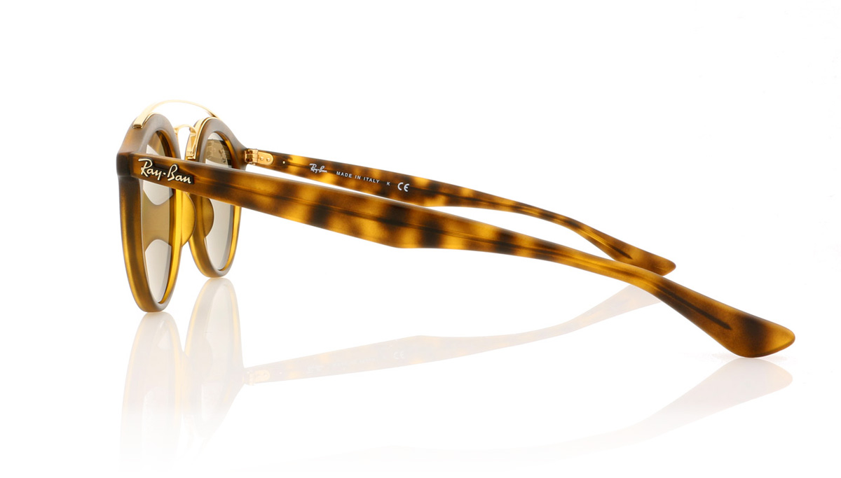 Ray-Ban RB 4256 0RB4256 Matte Havana/Brown Mirror Gold 60925A Sunglasses