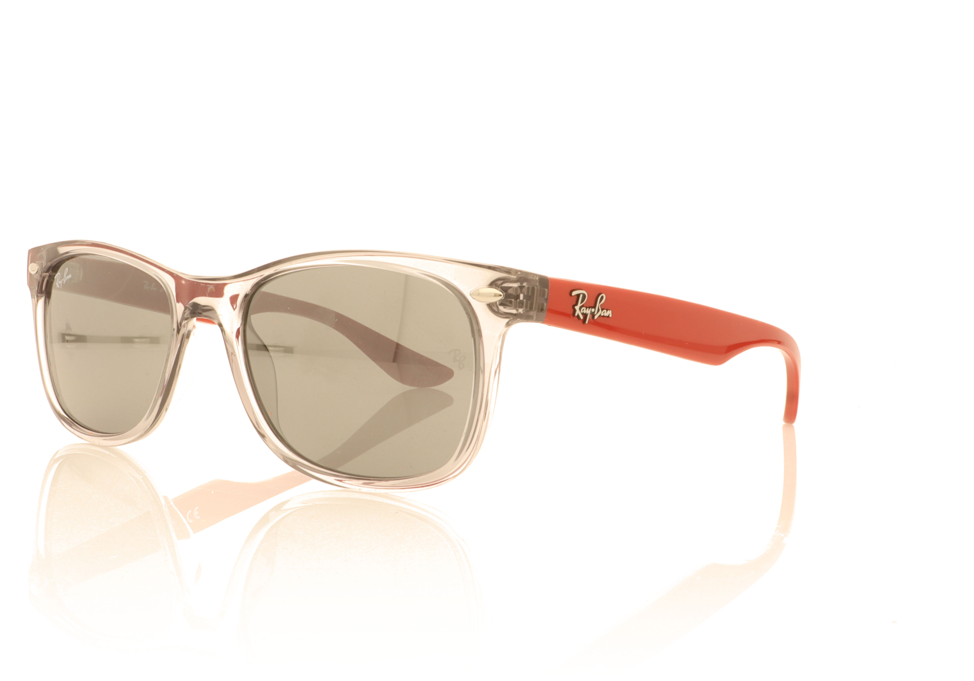 Ray-Ban JUNIOR NEW WAYFARER RJ9052S Transparent Grey 70636G Sunglasses