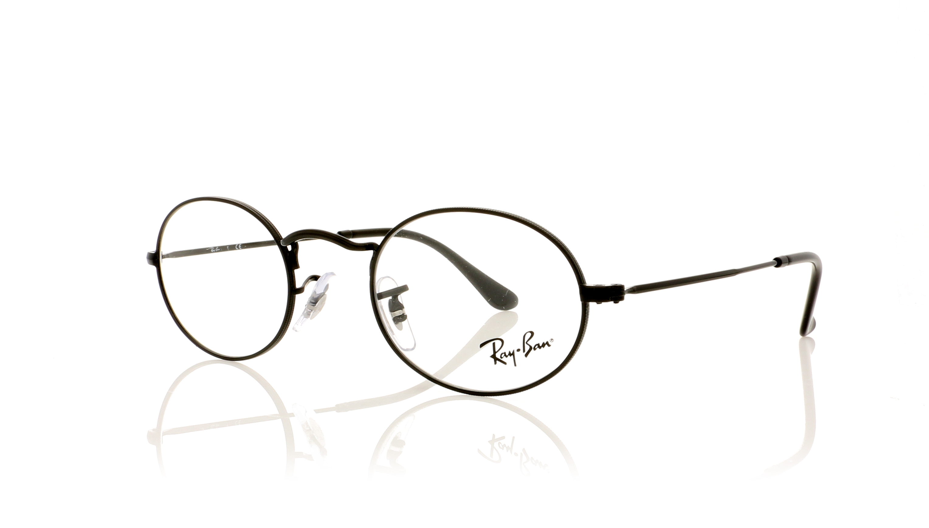 Ray-Ban Oval 0RX3547V Shiny Black 2509 Glasses