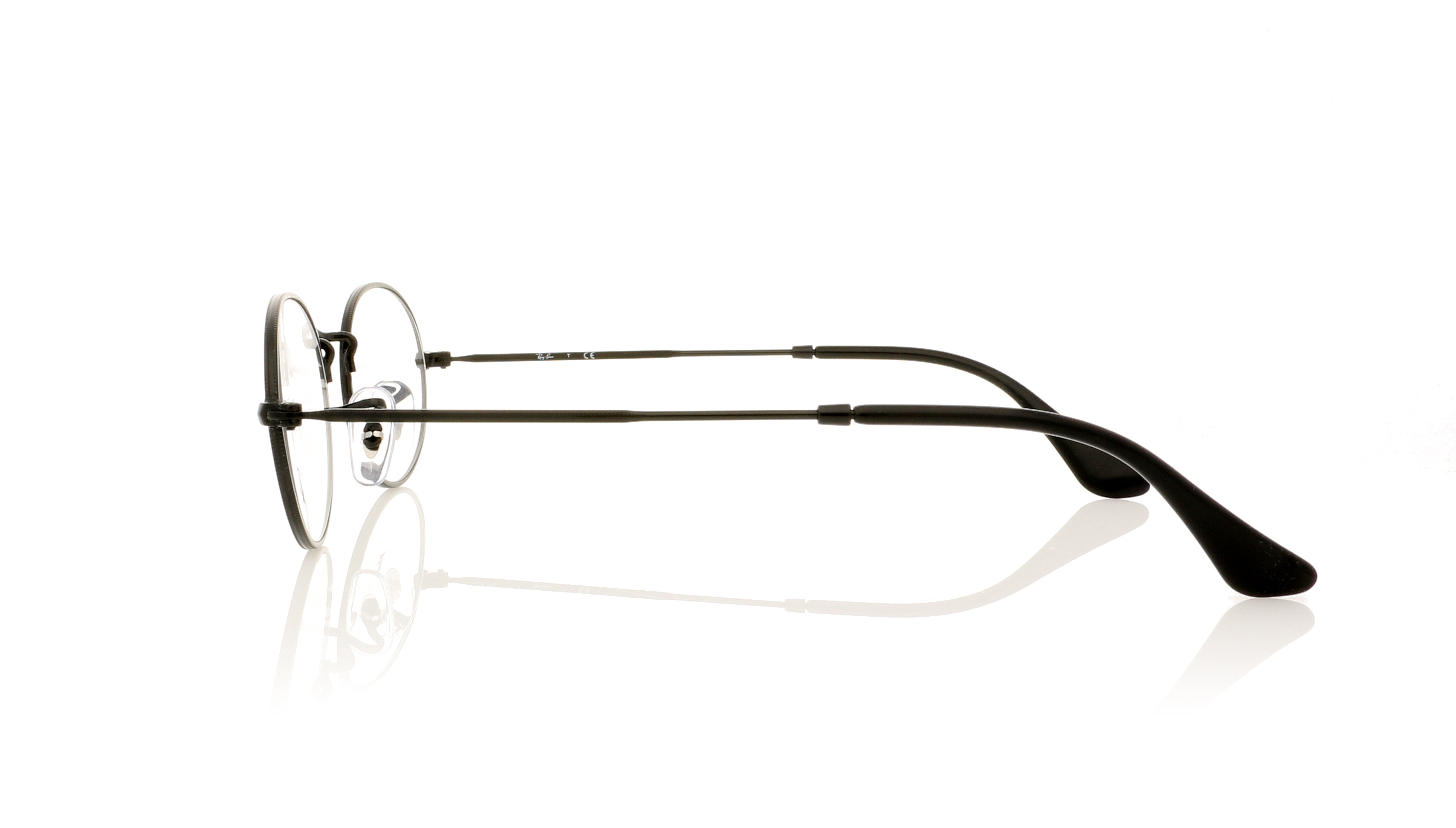 Ray-Ban Oval 0RX3547V Shiny Black 2509 Glasses