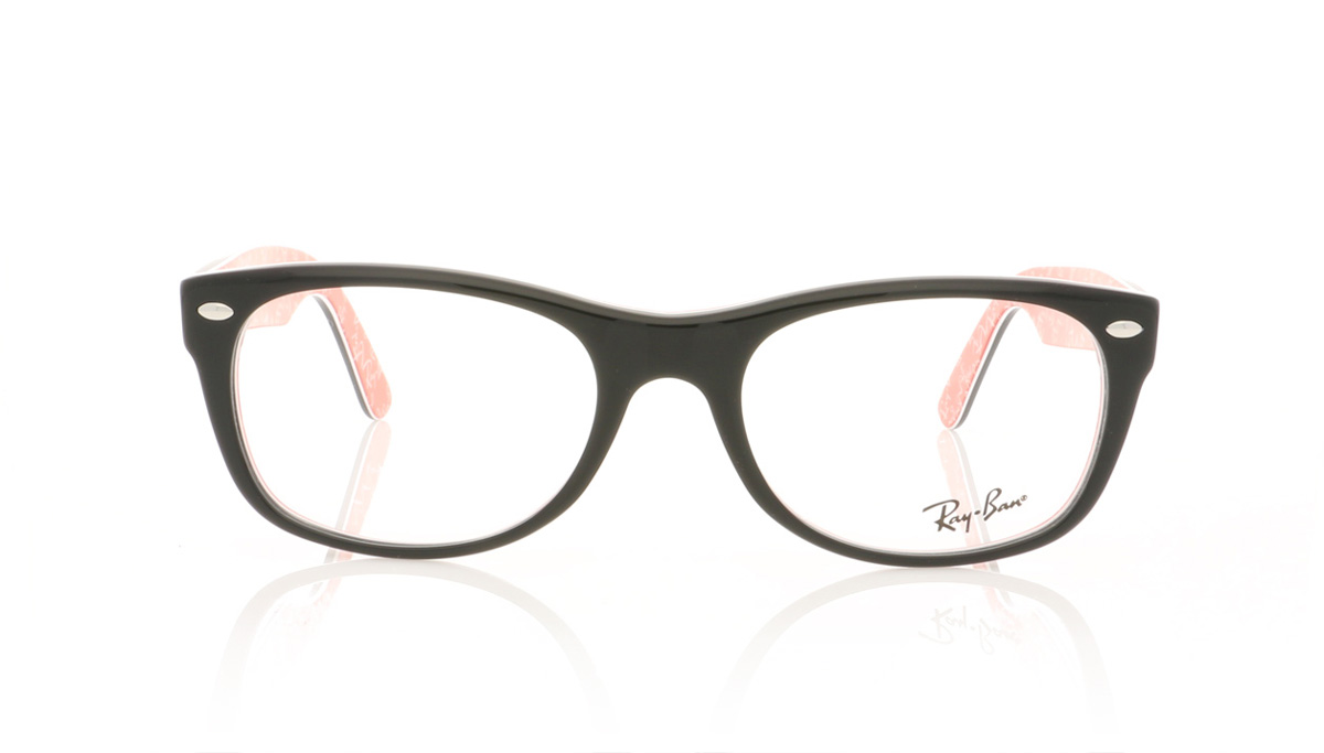 Ray-Ban New Wayfarer 0RX5184 Top Black On Texture Red 2479 Glasses