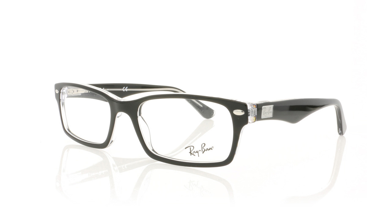 Ray-Ban RX5206 Black On Transparent 2034 Glasses