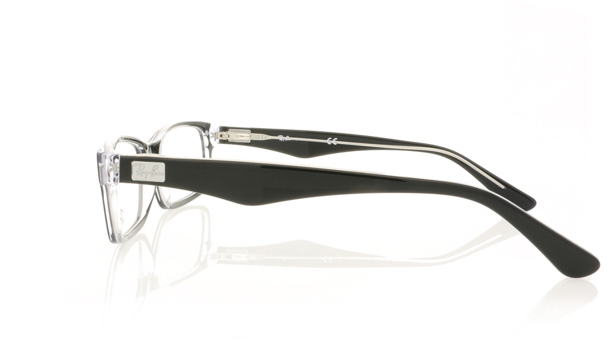 Ray-Ban RX5206 Black On Transparent 2034 Glasses