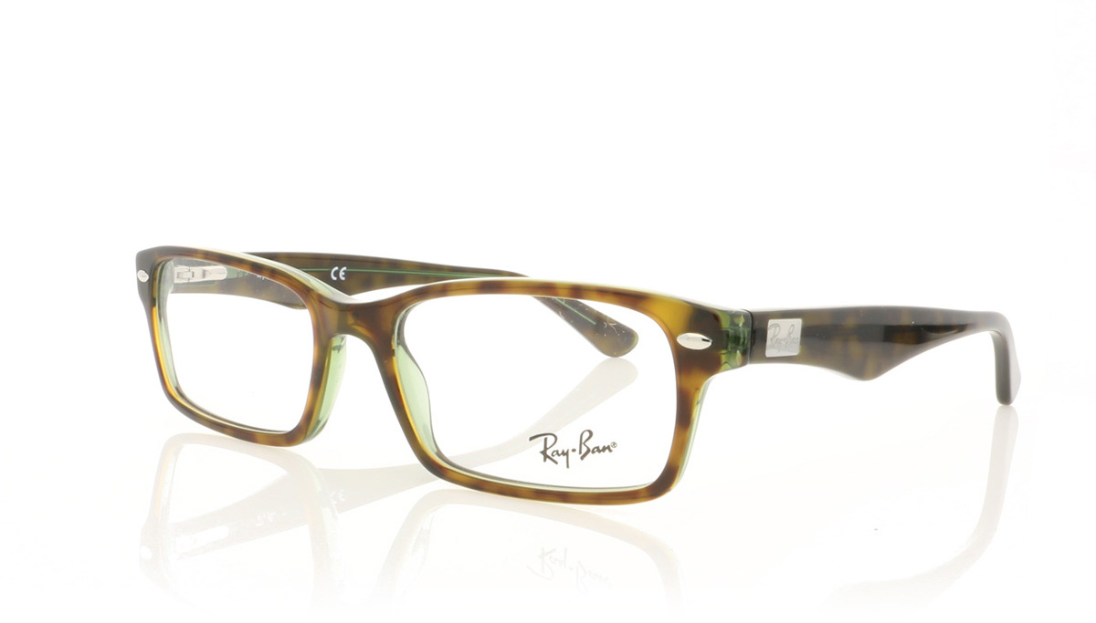 Ray-Ban 0RX5206 Havana/Green 2445 Glasses
