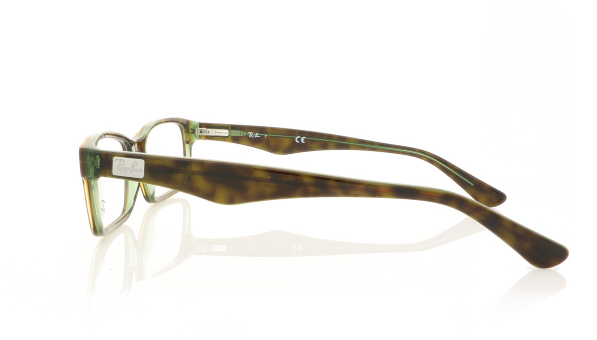 Ray-Ban 0RX5206 Havana/Green 2445 Glasses