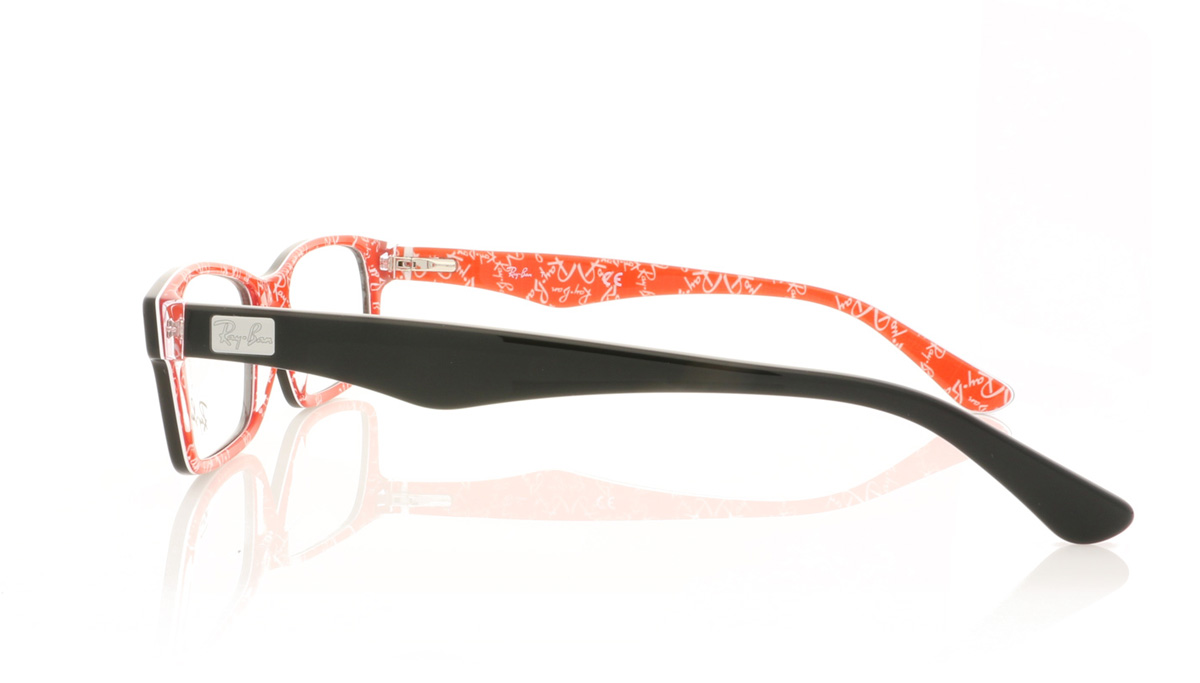 Ray-Ban RX5206 Black On Red 2479 Glasses