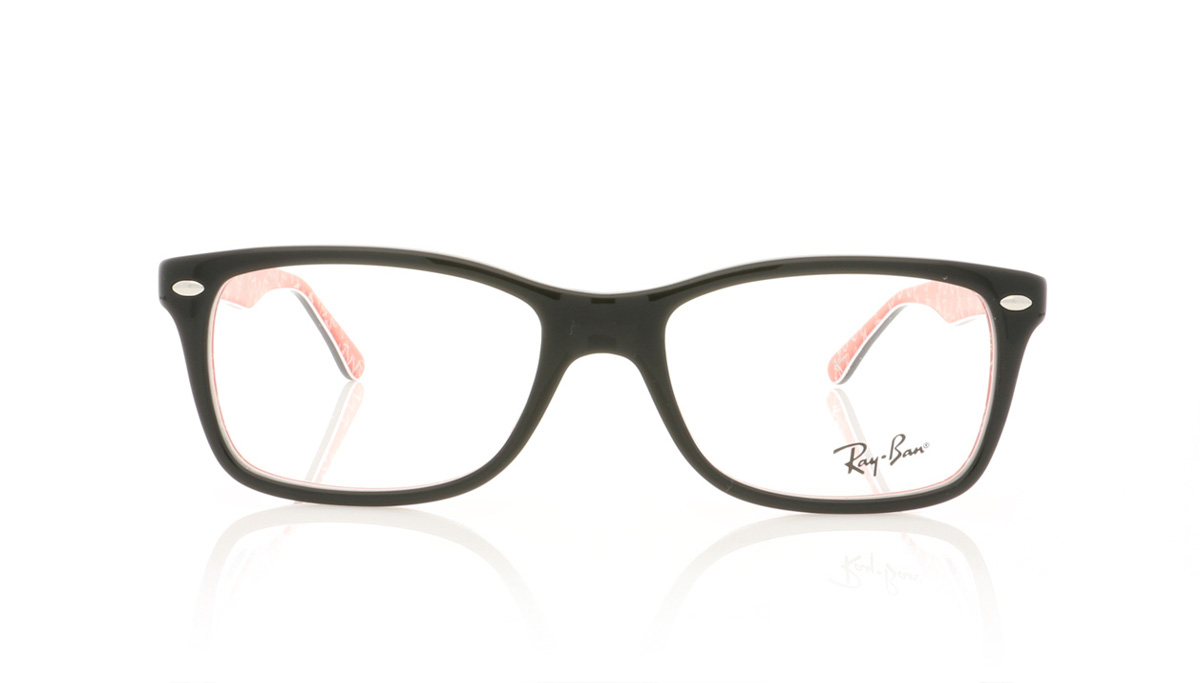 Ray-Ban RX5228 Black On Red 2479 Glasses