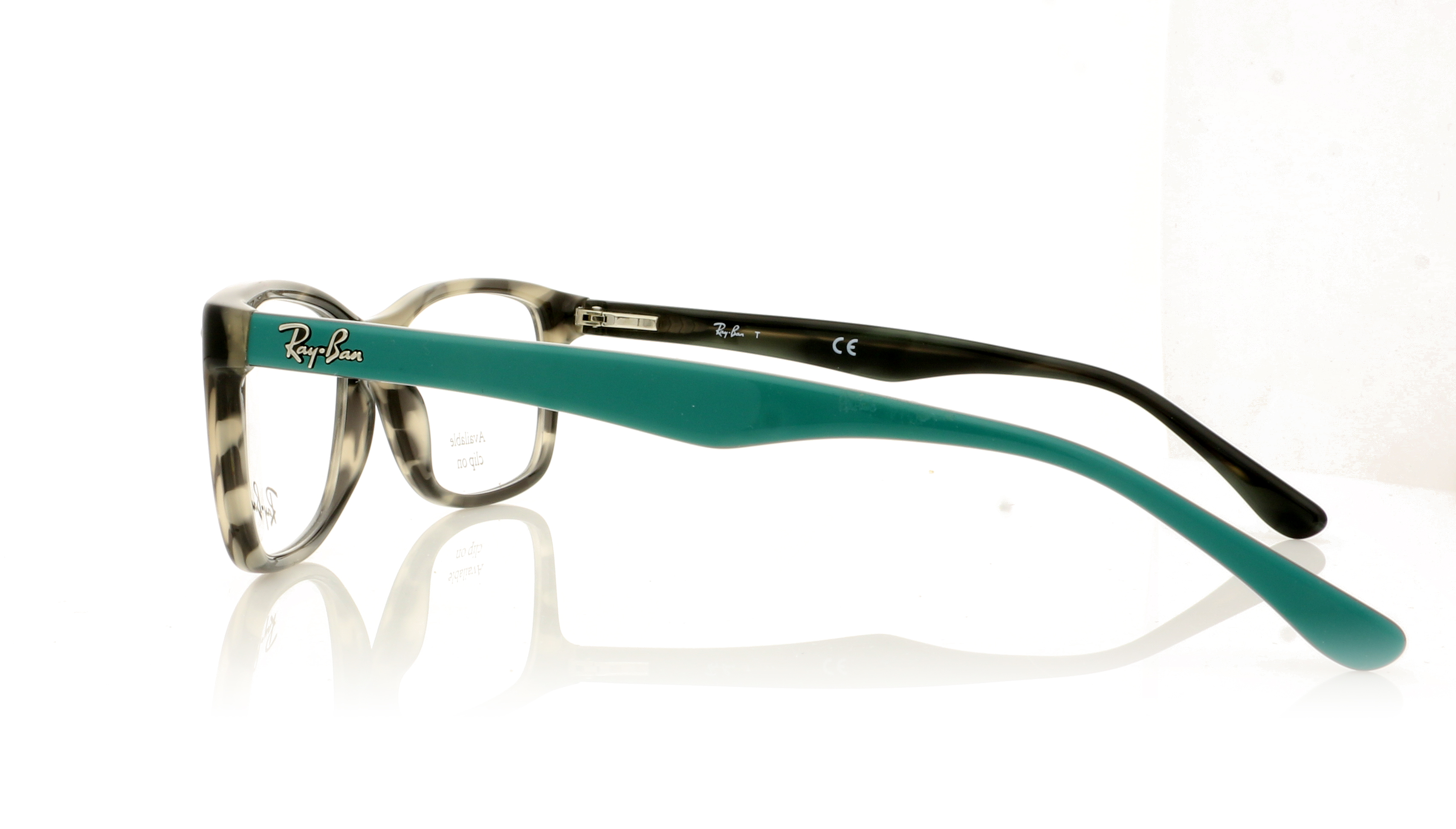 Ray-Ban 0RX5228 Grey Green Havana 5800 Glasses