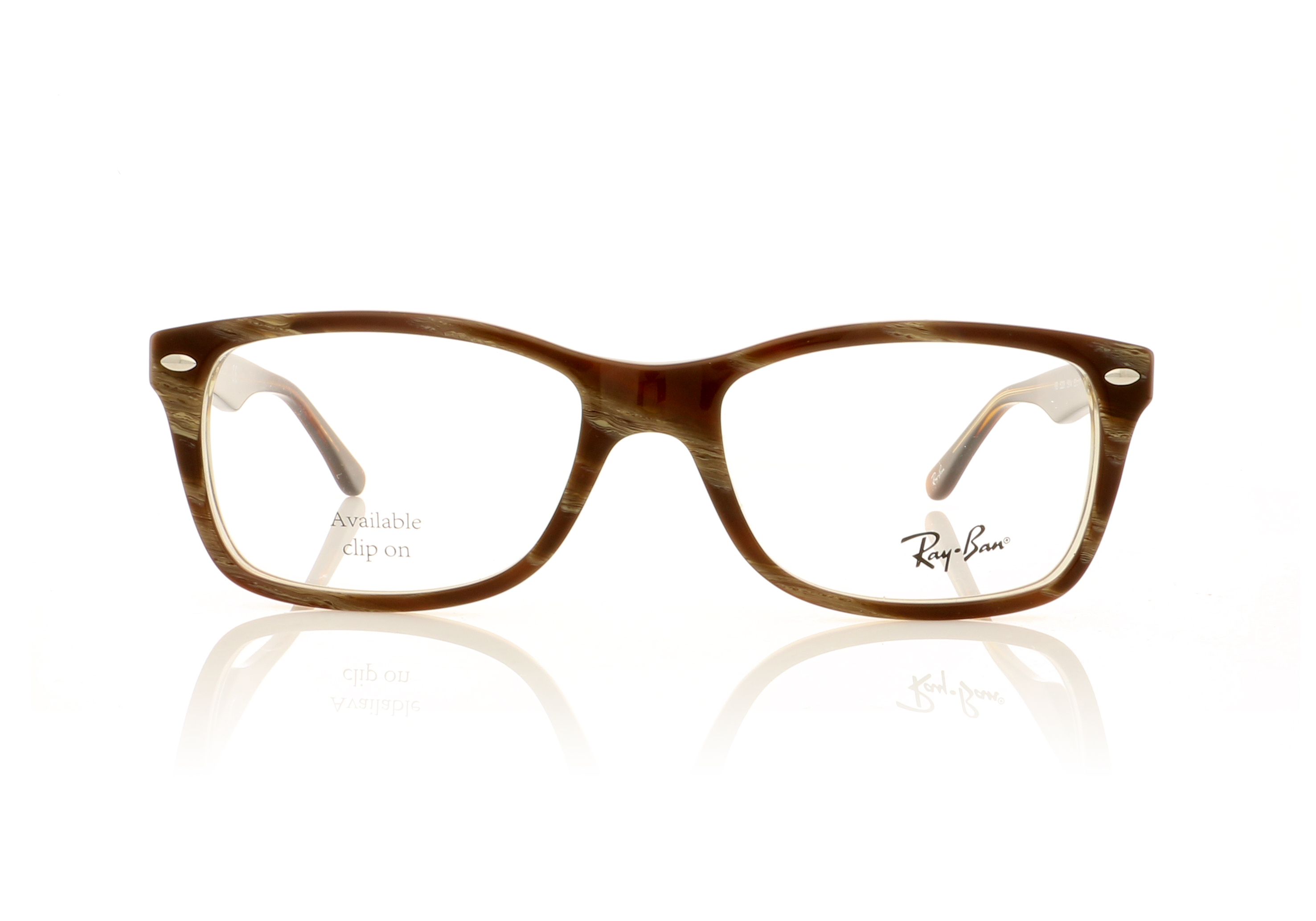 Ray-Ban 0RX5228 Top Brown/Red/Yellow 5914 Glasses