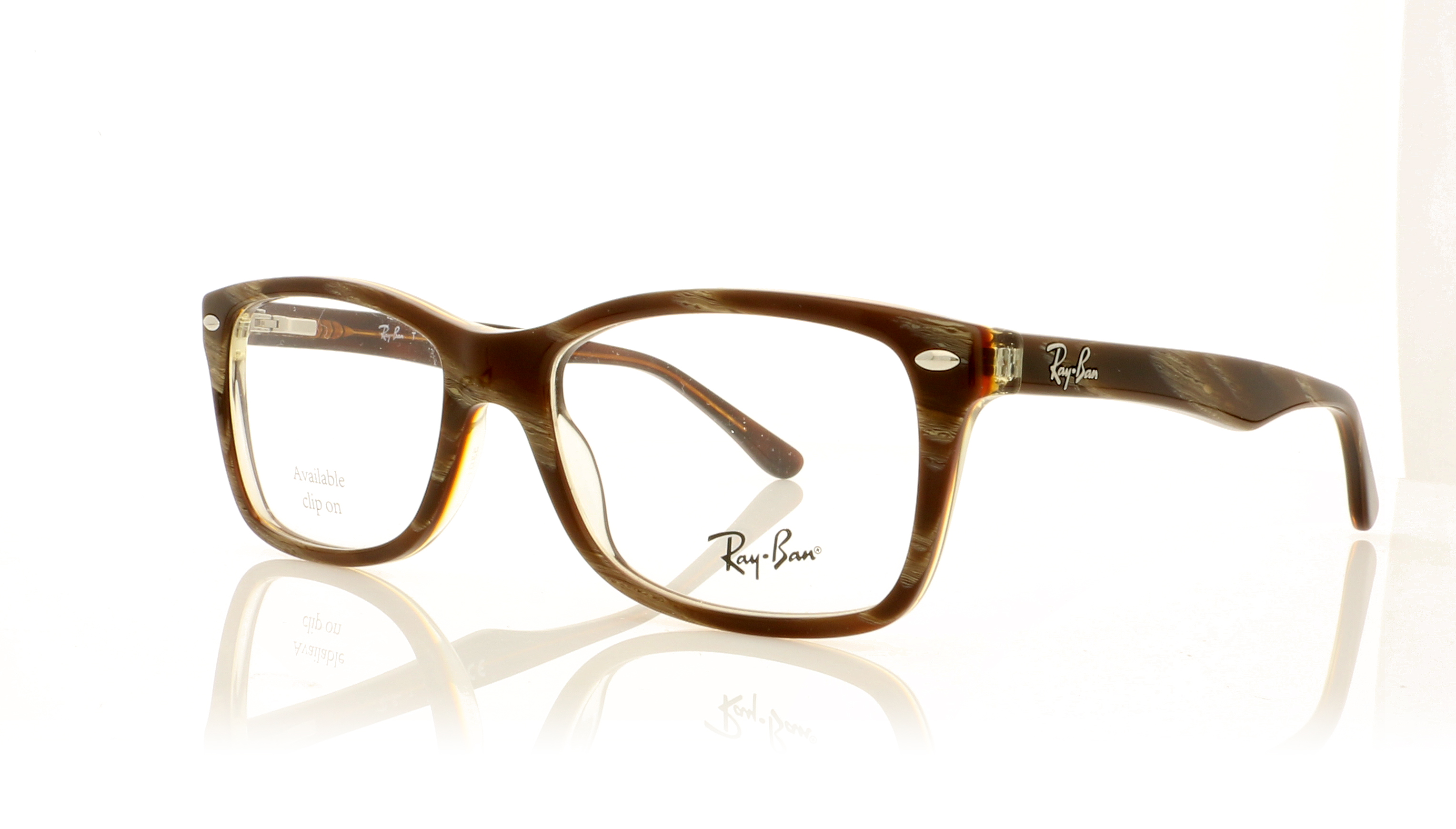 Ray-Ban 0RX5228 Top Brown/Red/Yellow 5914 Glasses