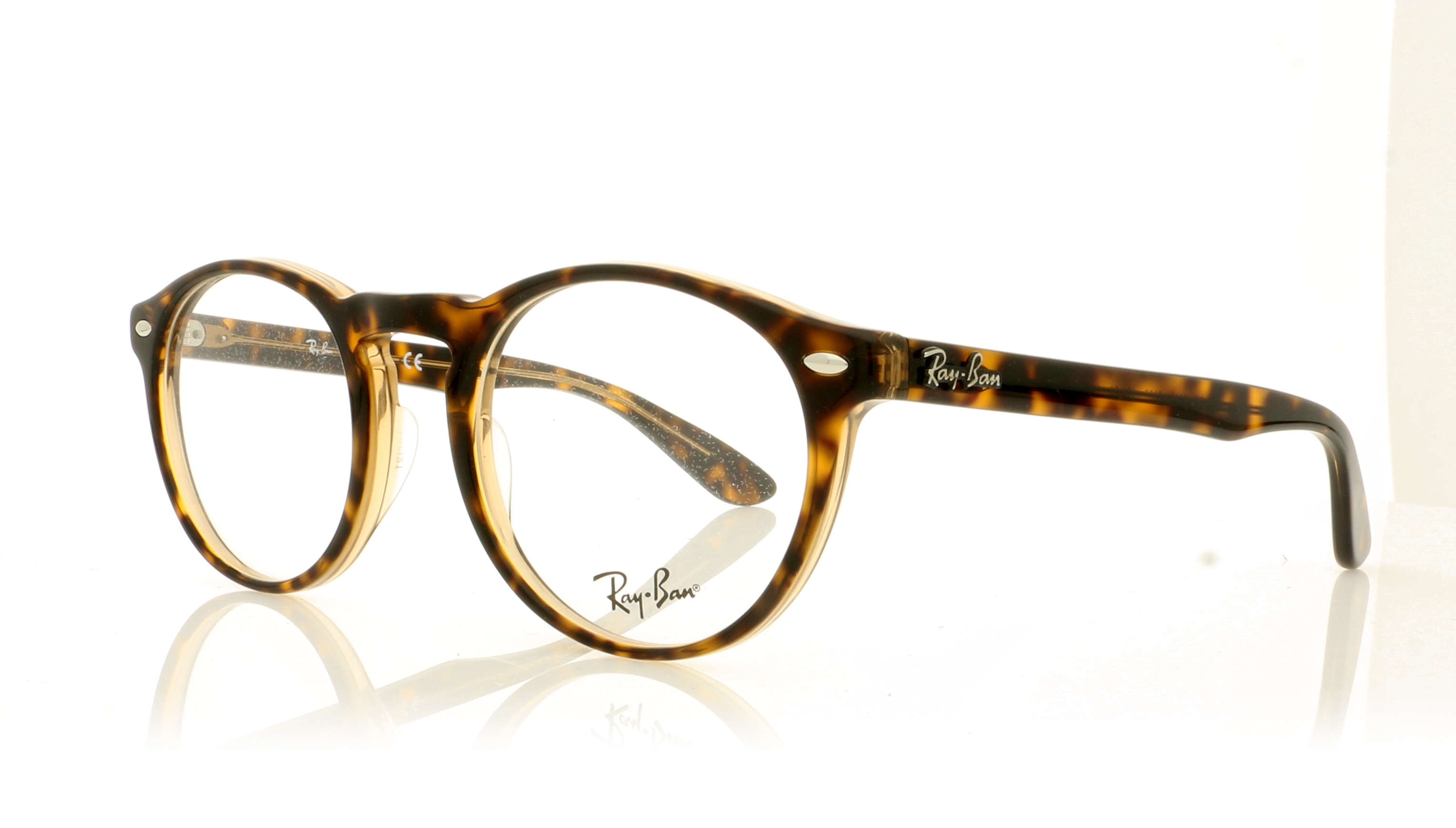 Ray-Ban 0RX5283 Havana On Top Trasp Brown 5989 Glasses