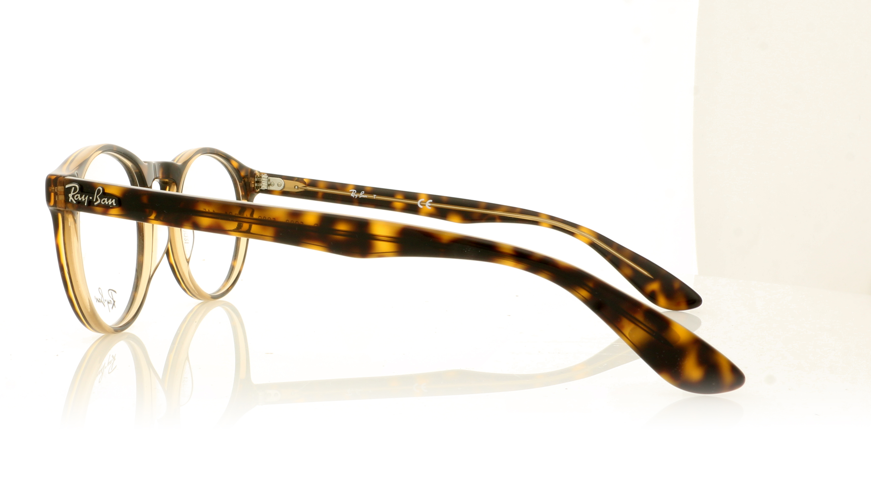 Ray-Ban 0RX5283 Havana On Top Trasp Brown 5989 Glasses