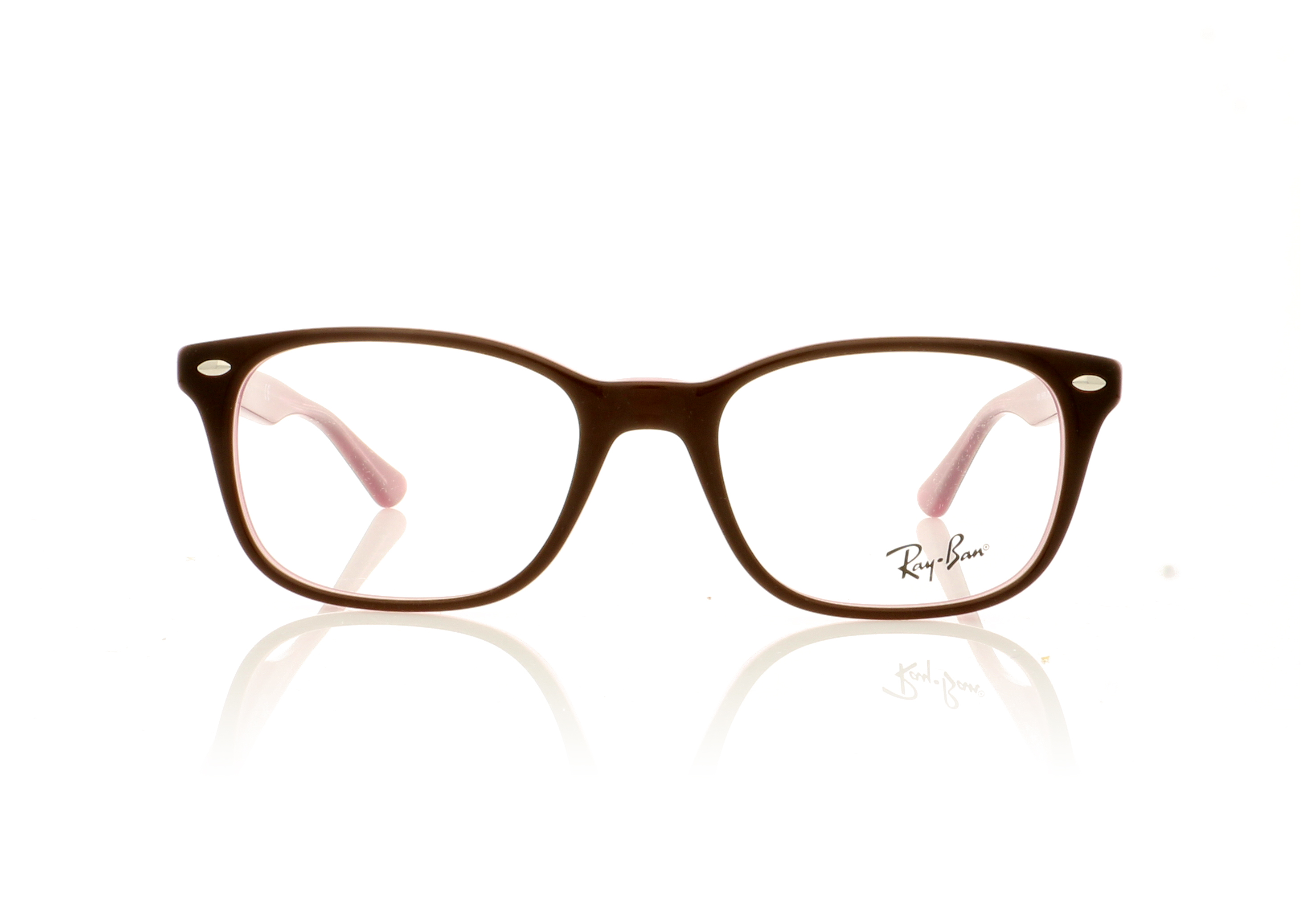 Ray-Ban 0RX5375 Top Brown On Opal Pink 2126 Glasses