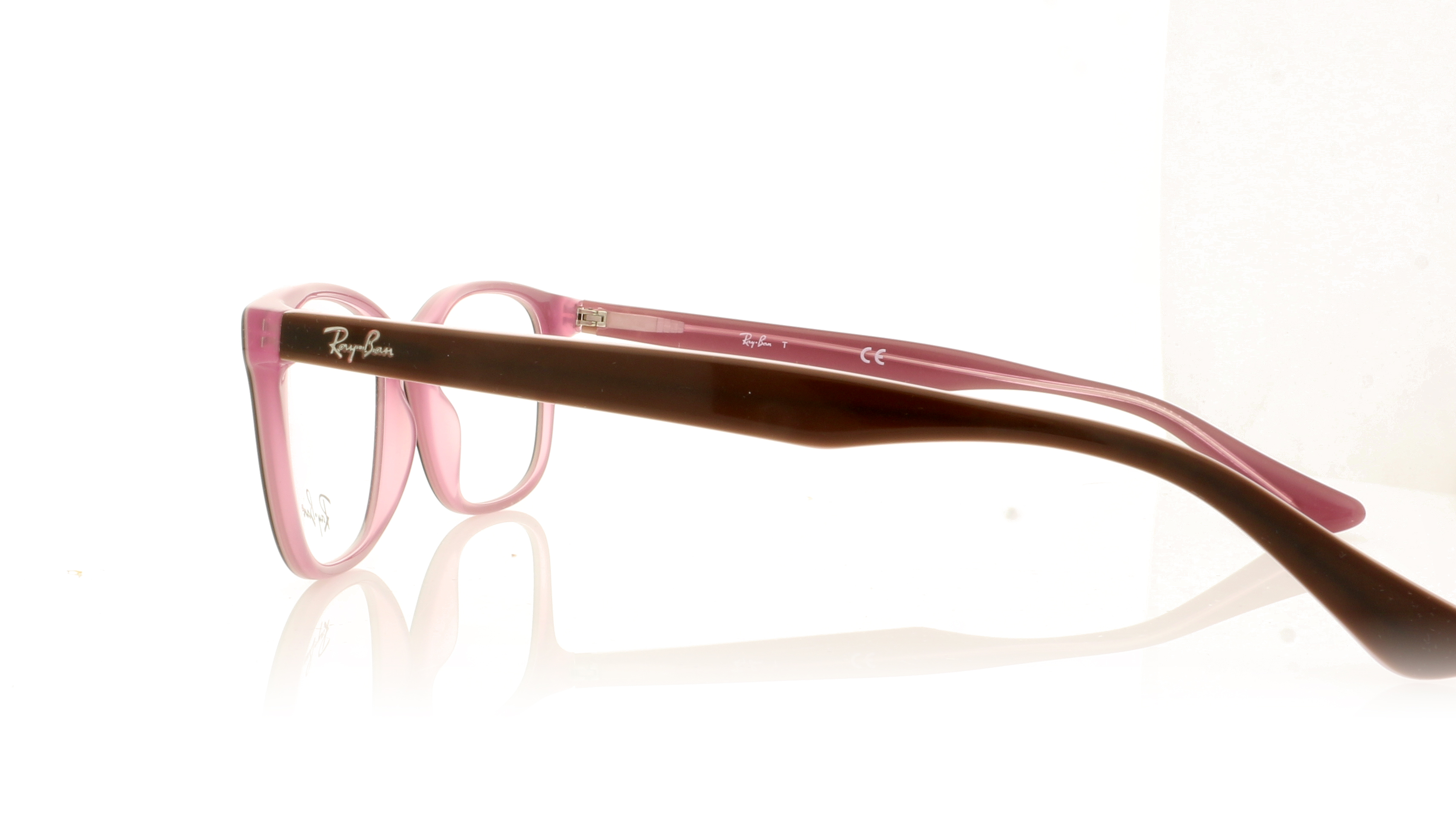 Ray-Ban 0RX5375 Top Brown On Opal Pink 2126 Glasses