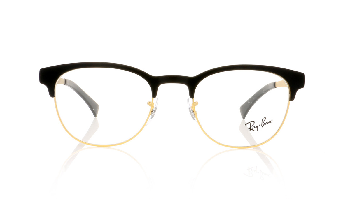 Ray-Ban 0RX6317 Top Black On Matte Gold 2833 Glasses