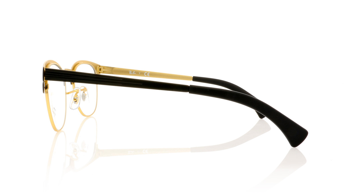 Ray-Ban 0RX6317 Top Black On Matte Gold 2833 Glasses