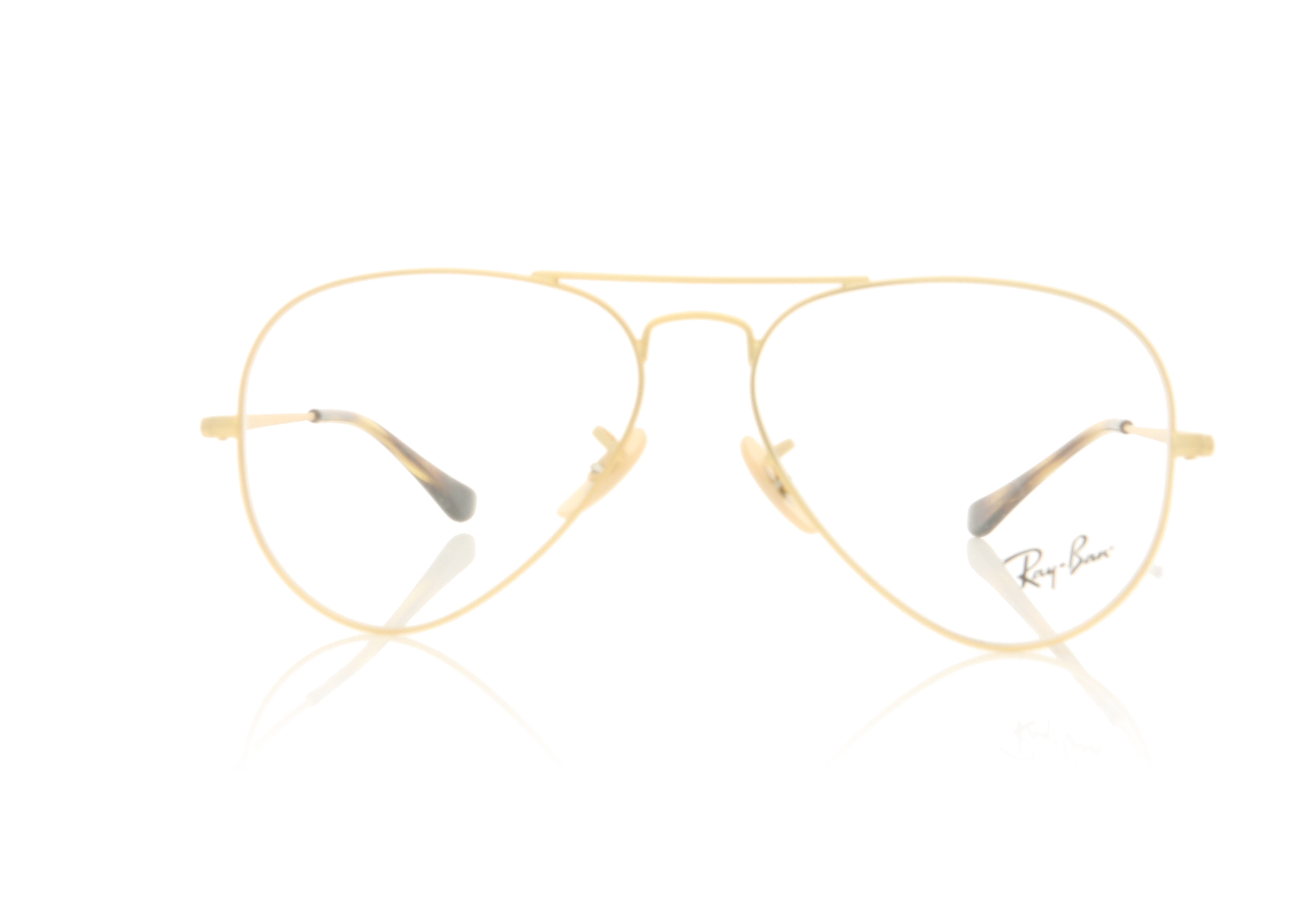 Ray-Ban Aviator 0RX6489 Matte Gold 3033 Glasses