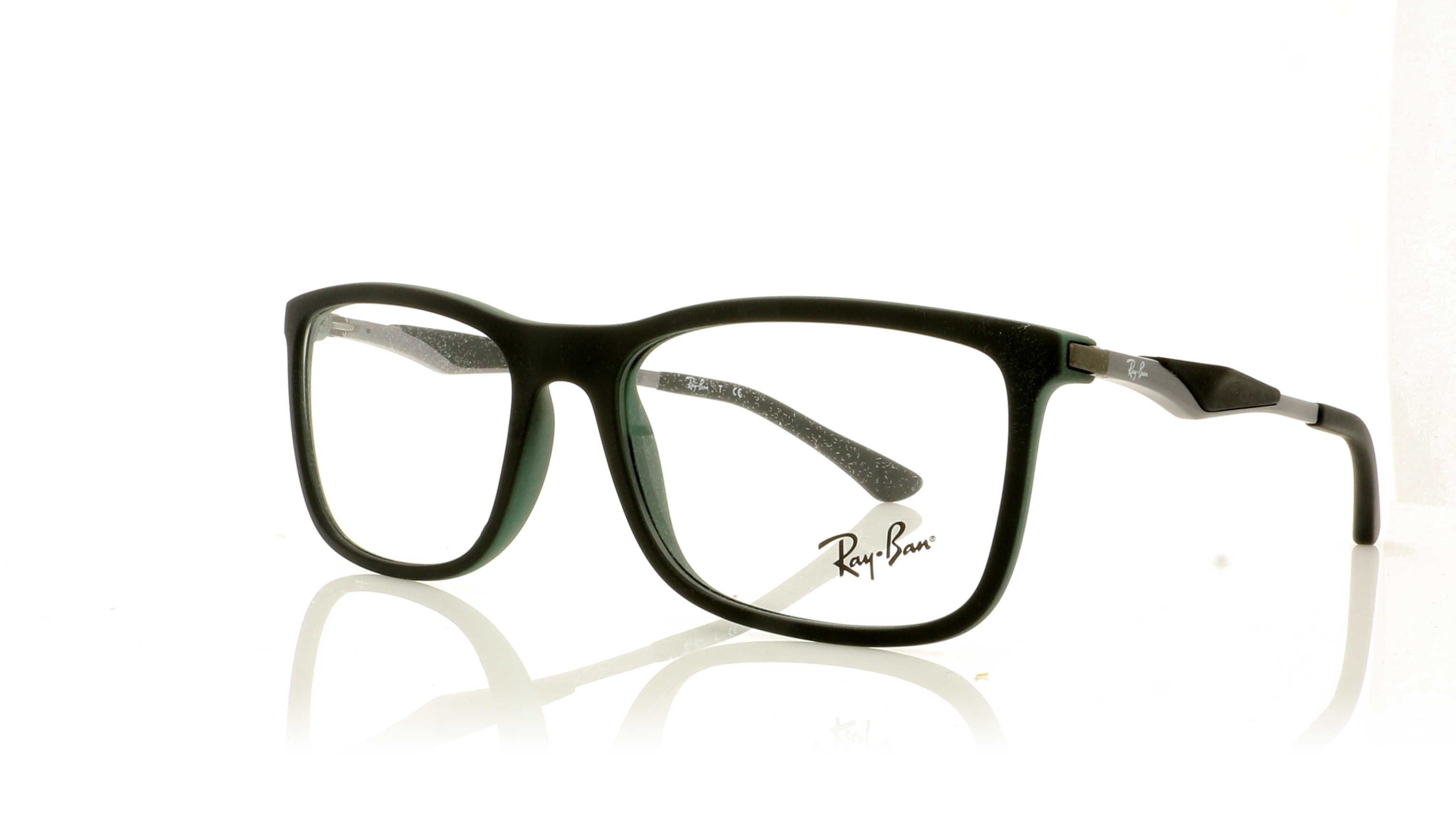 Ray-Ban 0RX7029 Black Top On Green 5197 Glasses