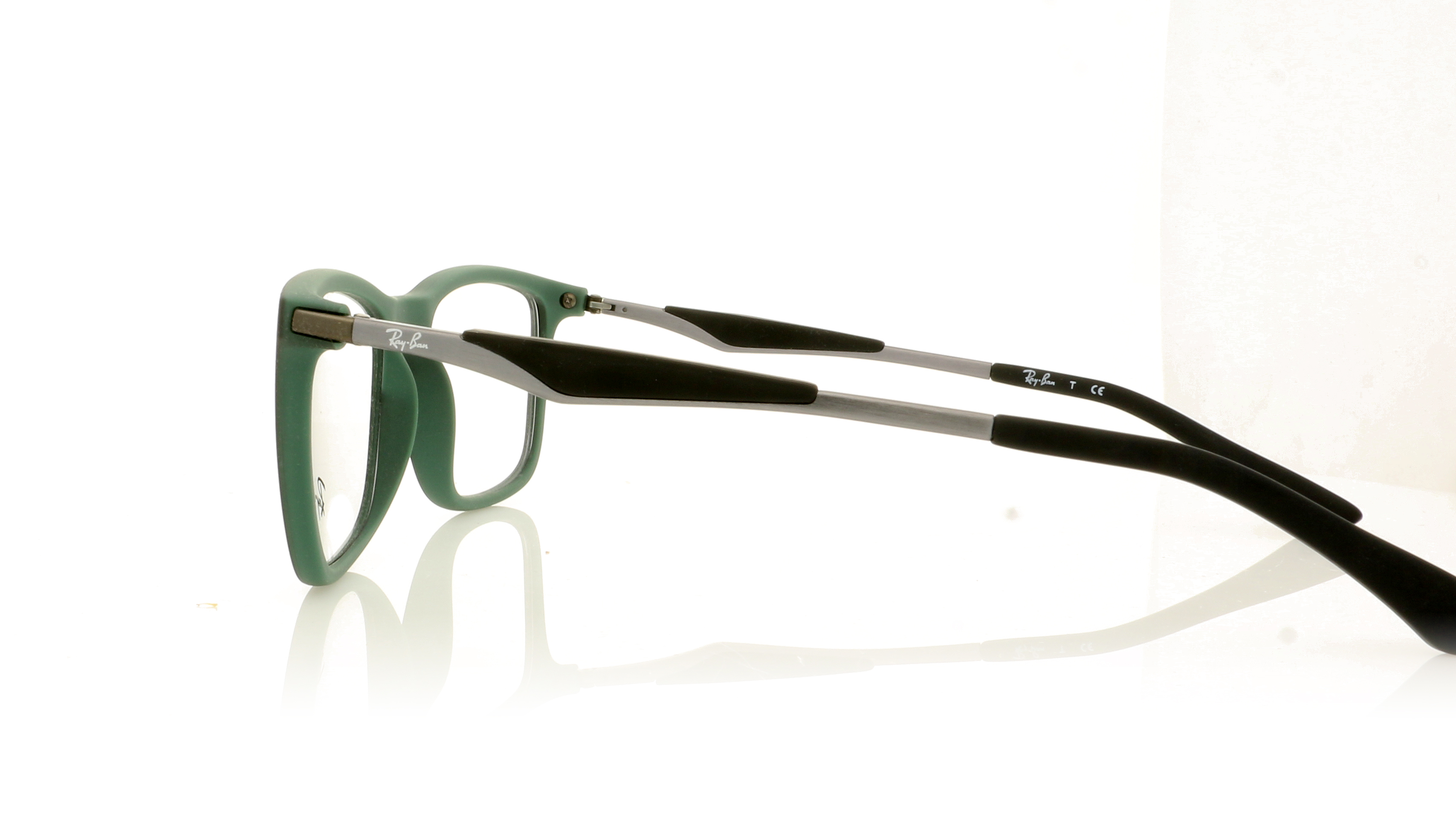 Ray-Ban 0RX7029 Black Top On Green 5197 Glasses