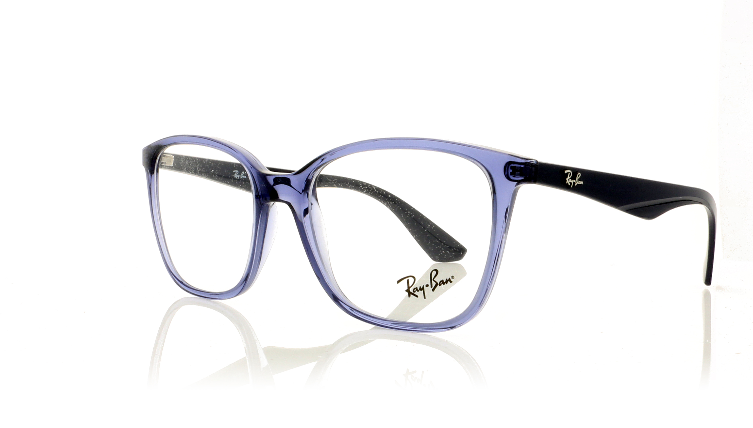 Ray-Ban 0RX7066 Transparent Violet 5995 Glasses