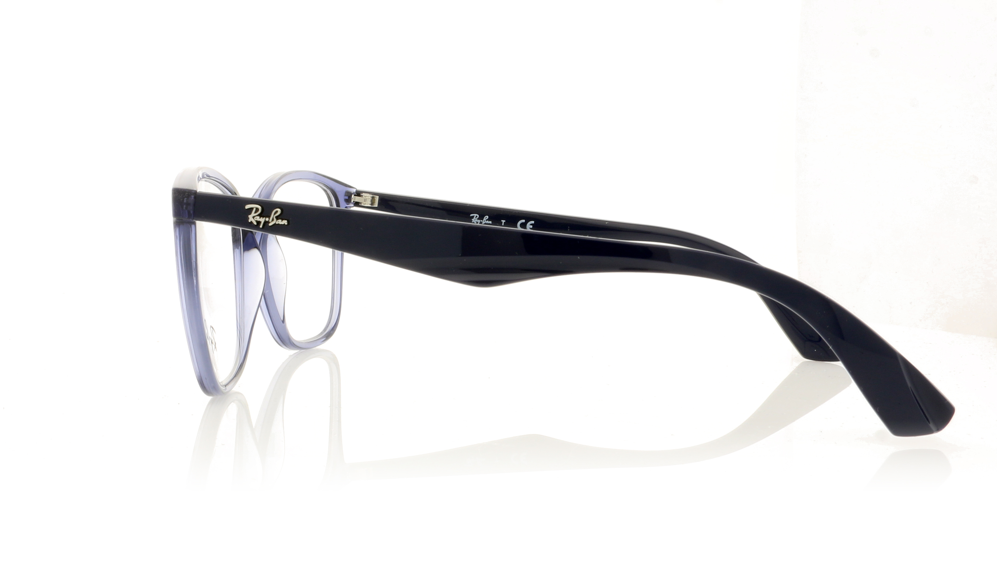 Ray-Ban 0RX7066 Transparent Violet 5995 Glasses