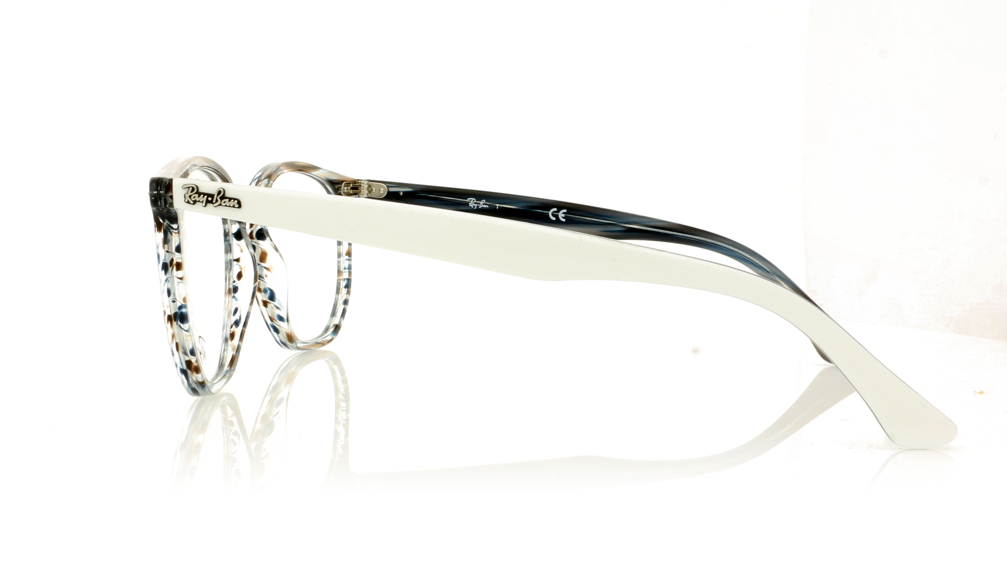 Ray-Ban Hexagonal 0RX7151 Blue/Grey Stripped 5801 Glasses