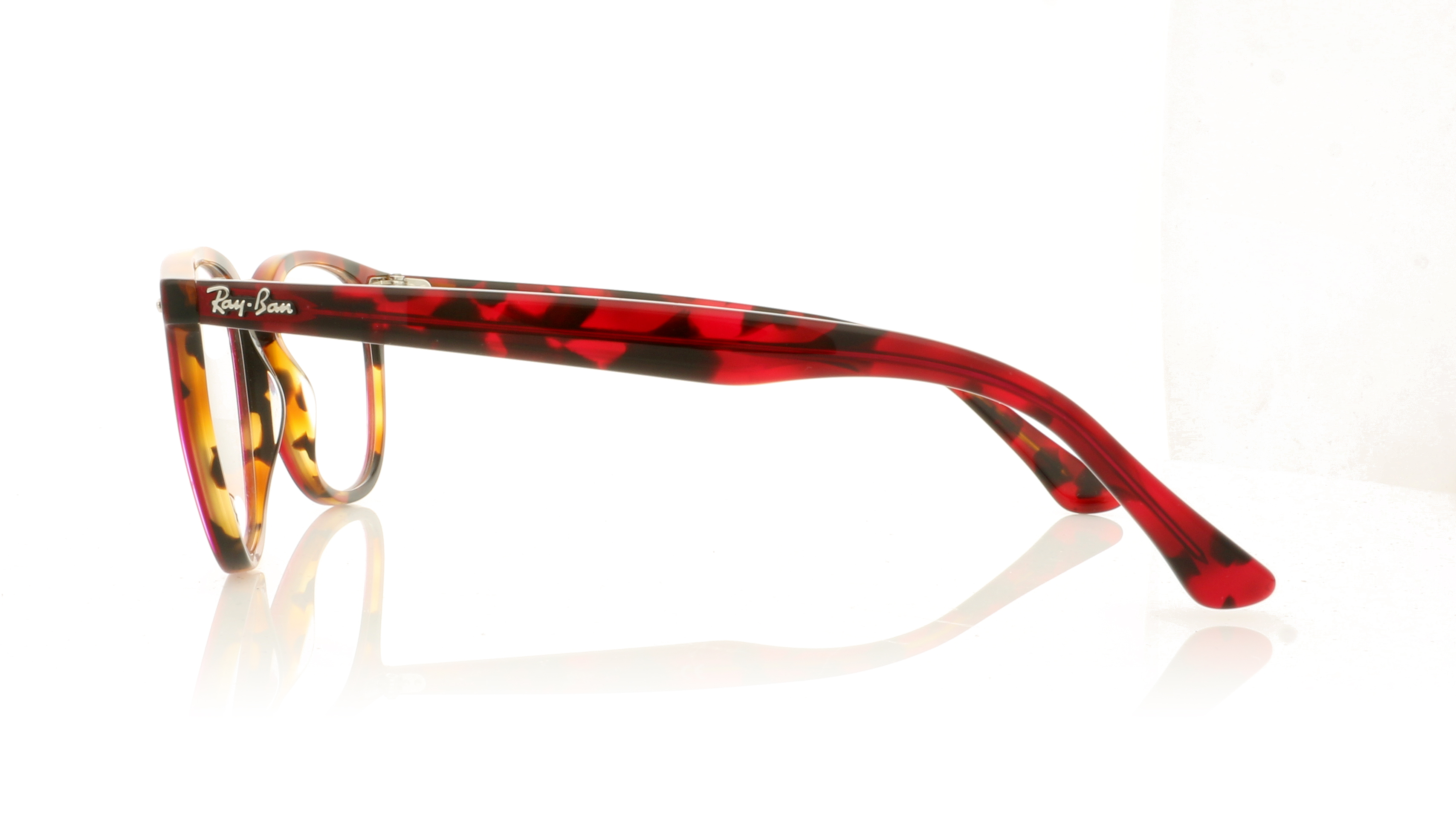 Ray-Ban 0RX7159 Top Trasp Red On Havanaorange 5911 Glasses