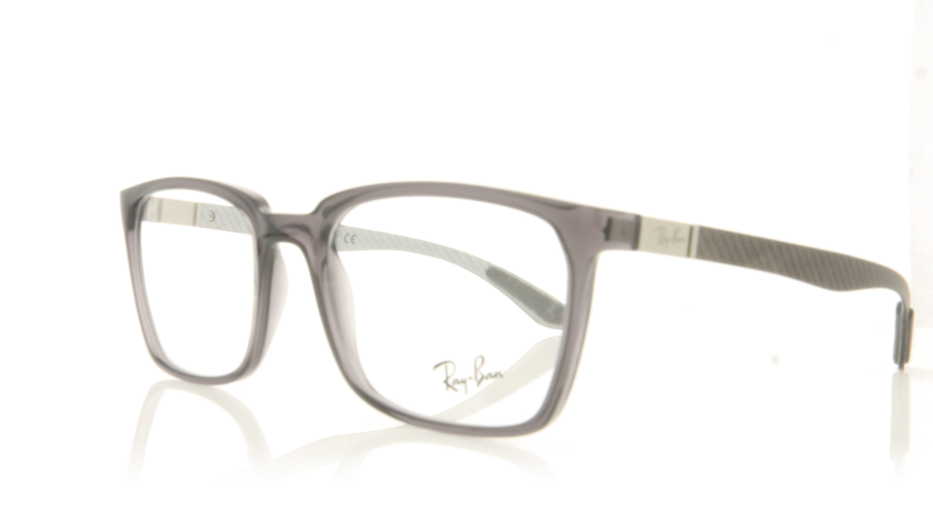 Ray-Ban 0RX8906 Shiny Transparent Grey 8061 Glasses