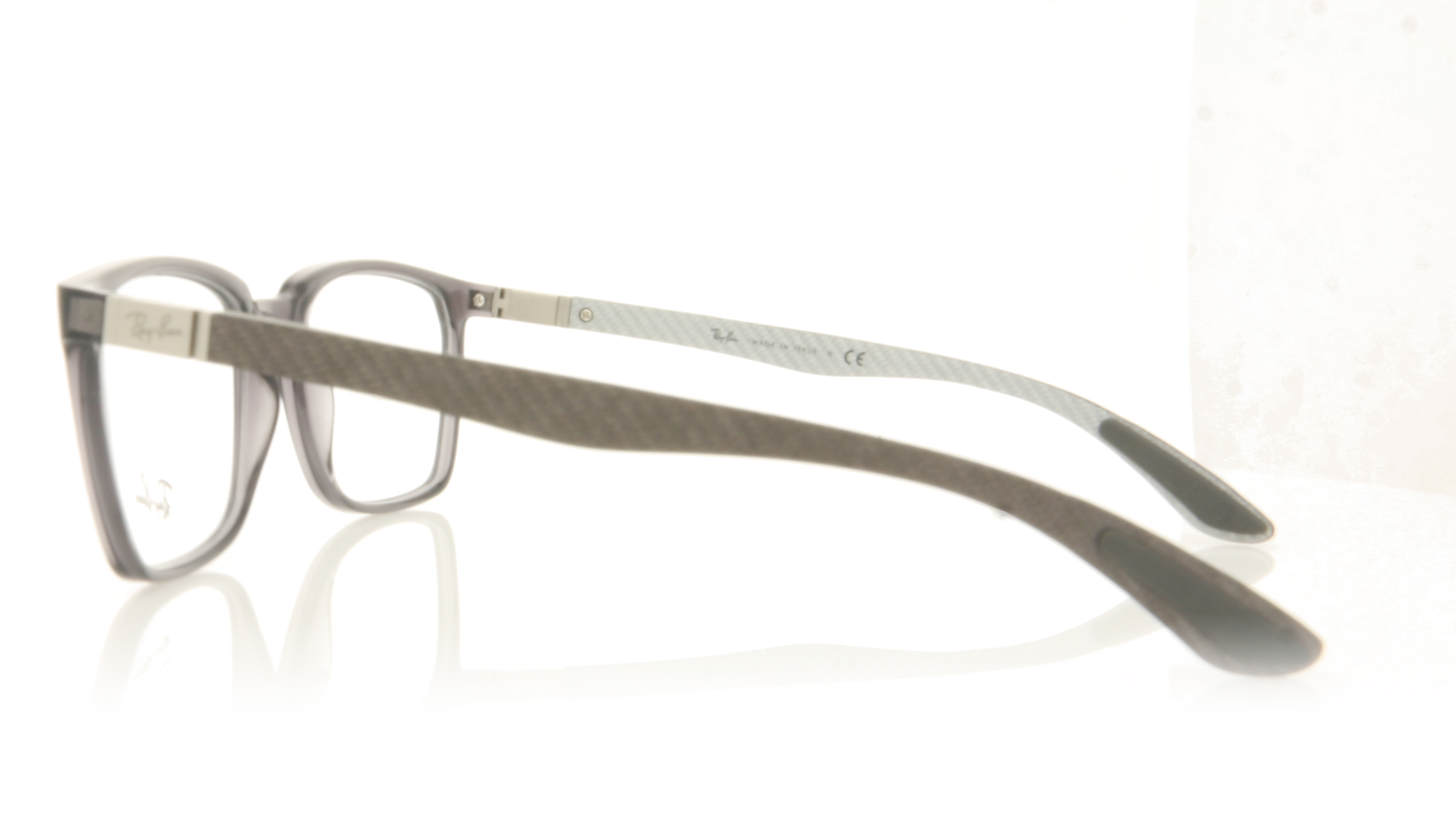 Ray-Ban 0RX8906 Shiny Transparent Grey 8061 Glasses