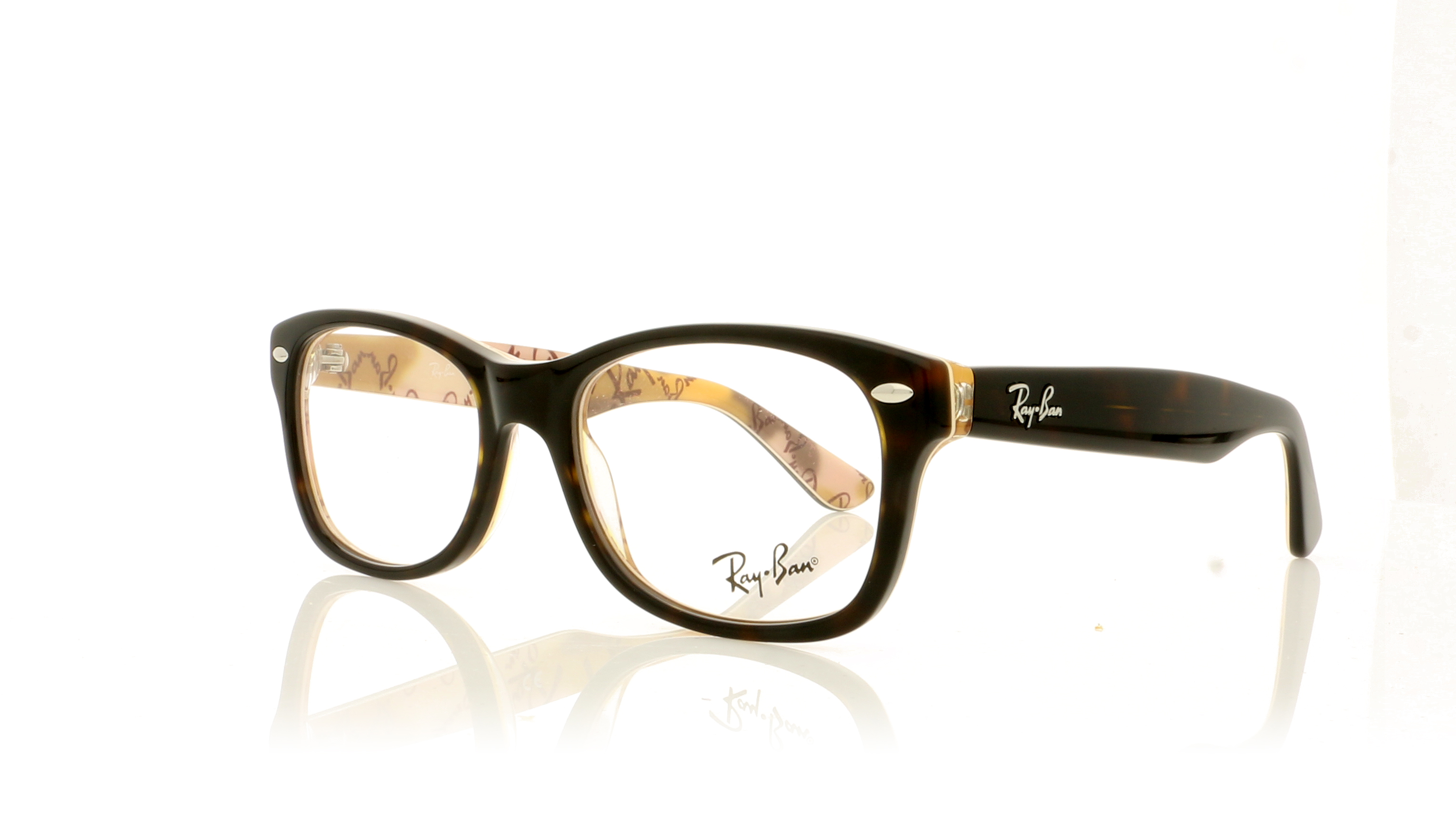 Ray-Ban 0RY1528 Havana On Texture Pink Brown 3802 Glasses