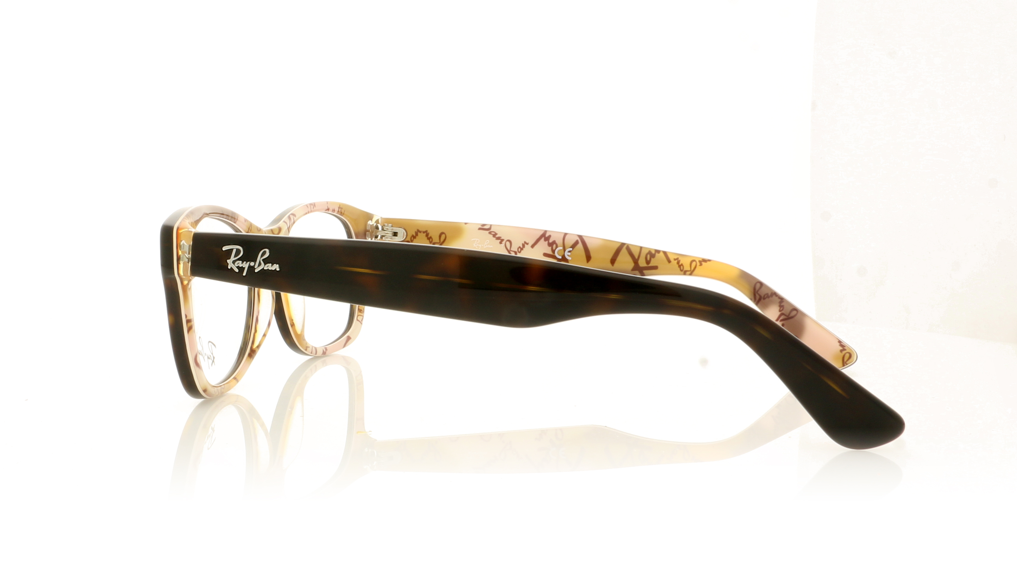 Ray-Ban 0RY1528 Havana On Texture Pink Brown 3802 Glasses