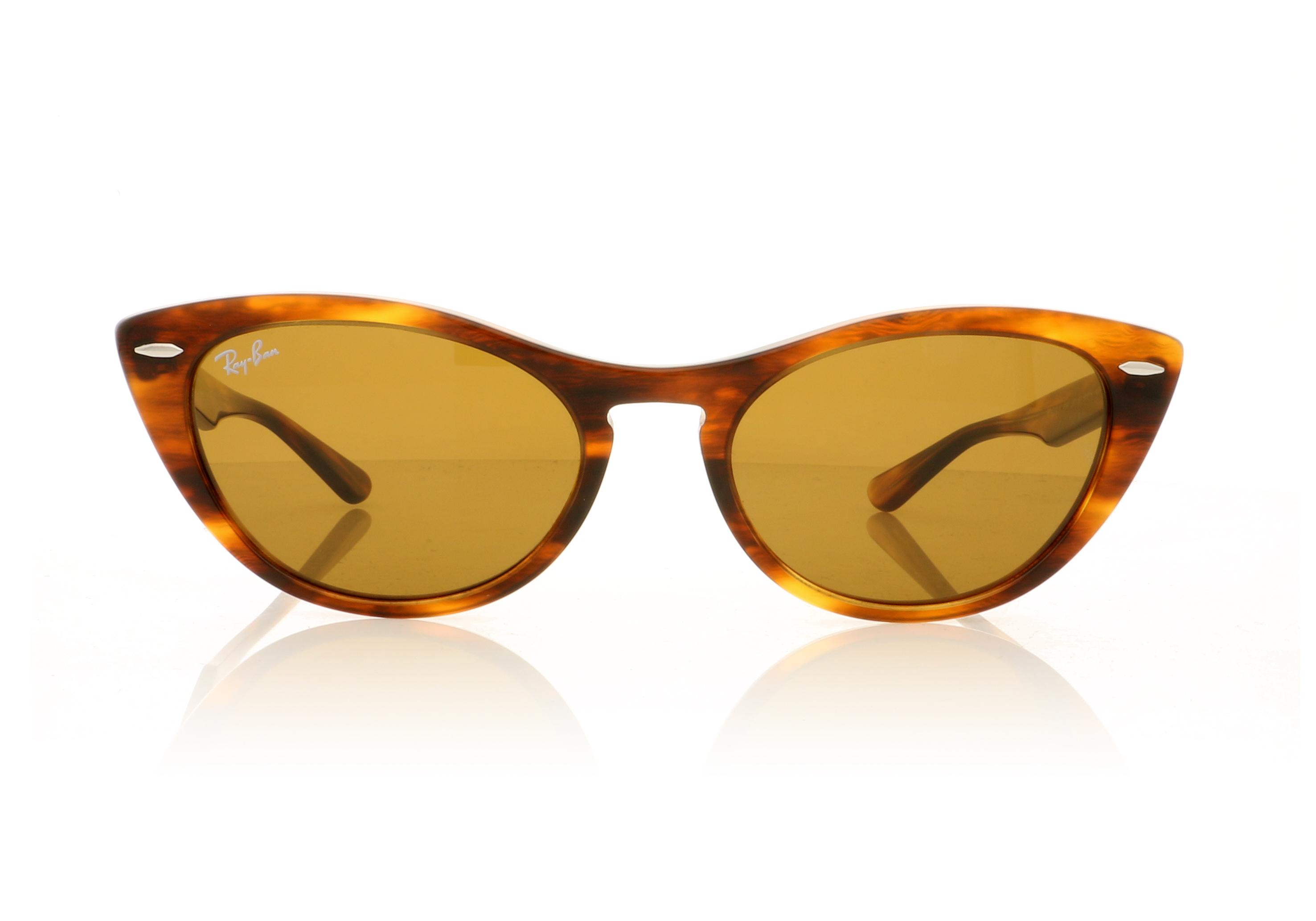 Ray-Ban NINA RB4314N Striped Havana 954/33 Sunglasses