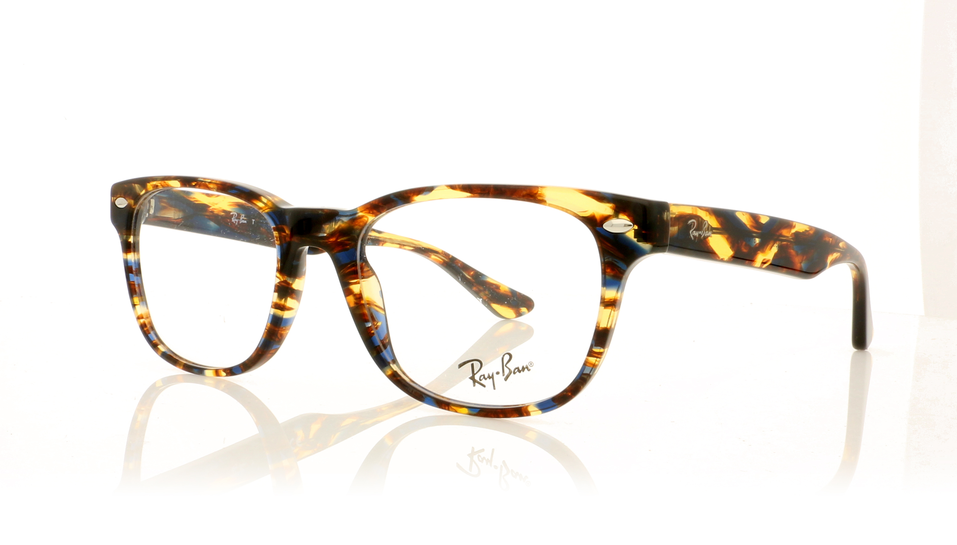 Ray-Ban RB5359 Spotted Blue/Brown/Yellow 5711 Glasses