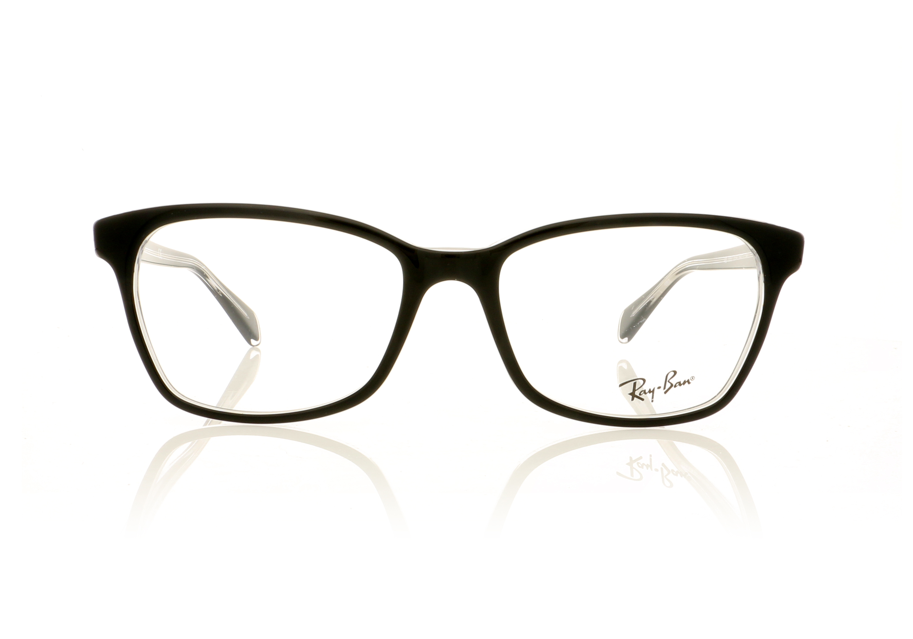Ray-Ban RB5362 RX5362 Black On Transparent 2034 Glasses