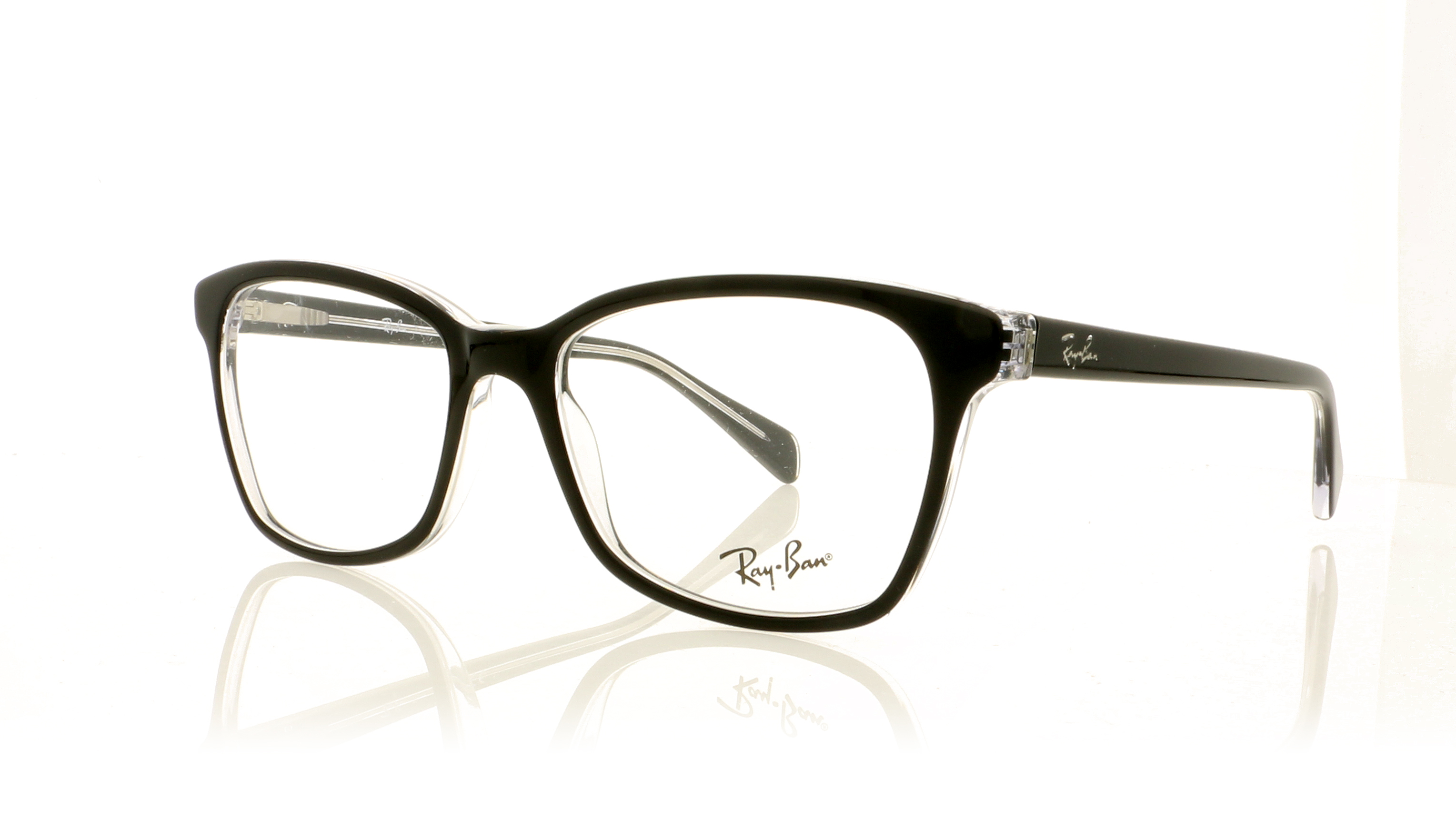 Ray-Ban RB5362 RX5362 Black On Transparent 2034 Glasses