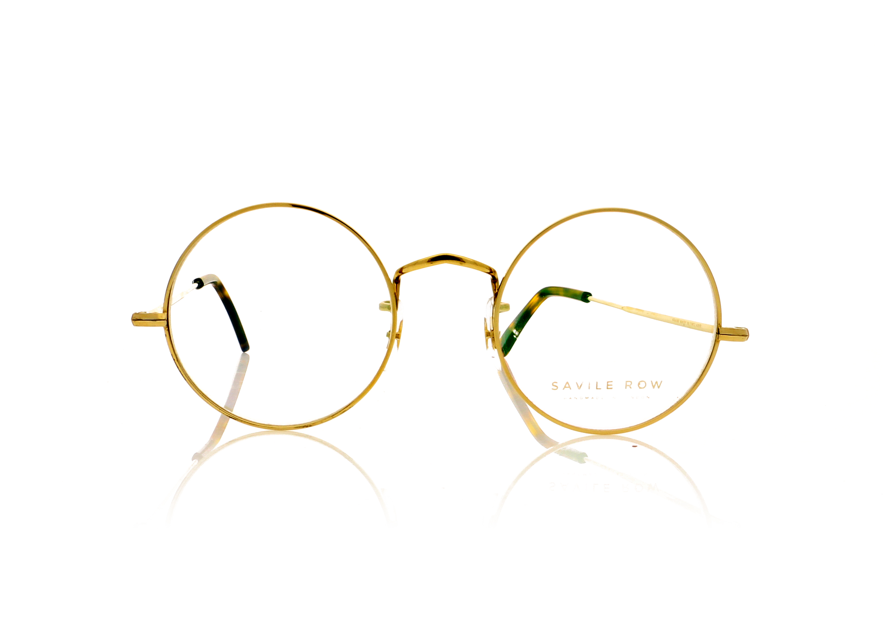 Savile Row Round Eye Gold GT Glasses