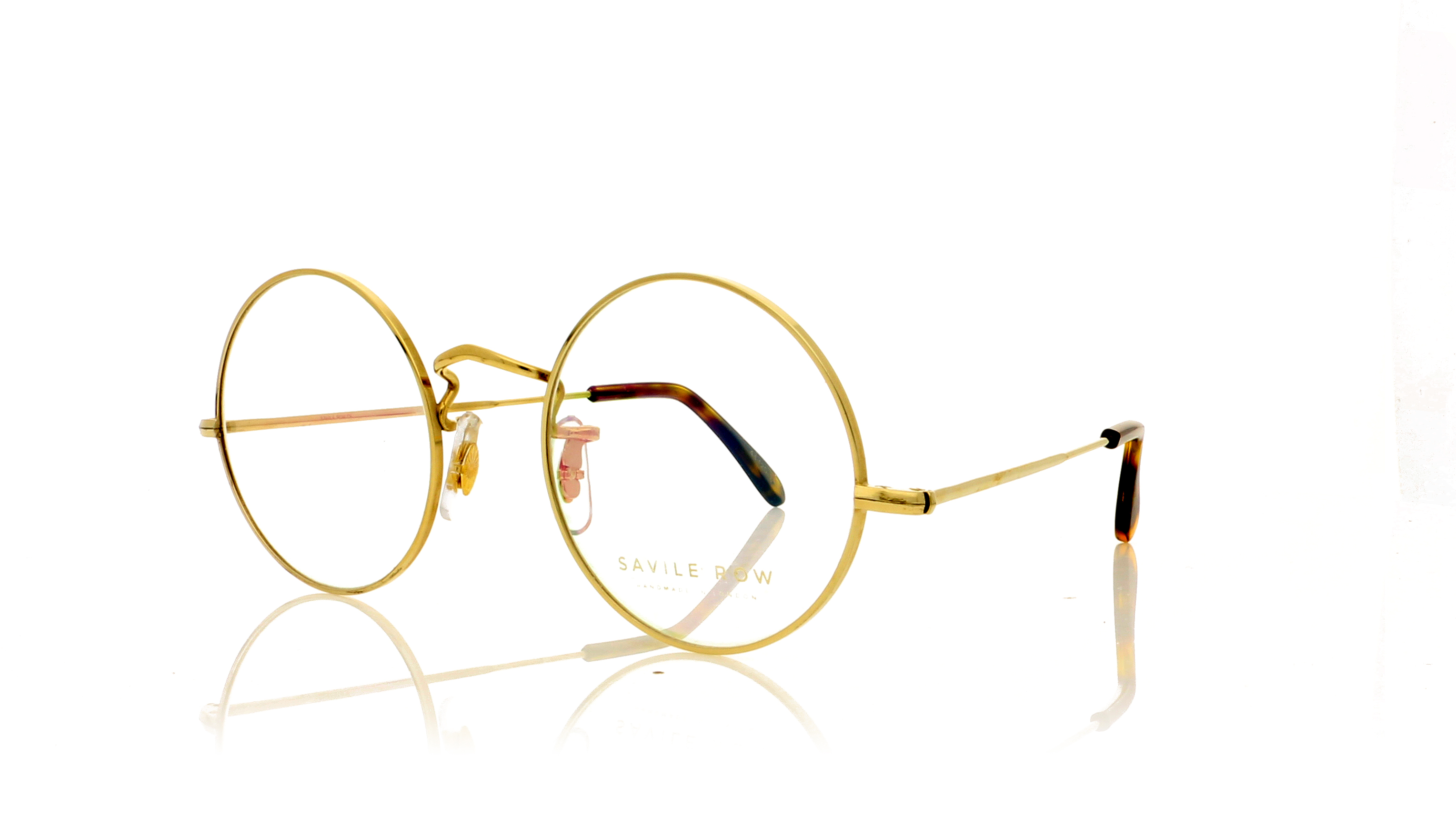 Savile Row Round Eye Gold GT Glasses