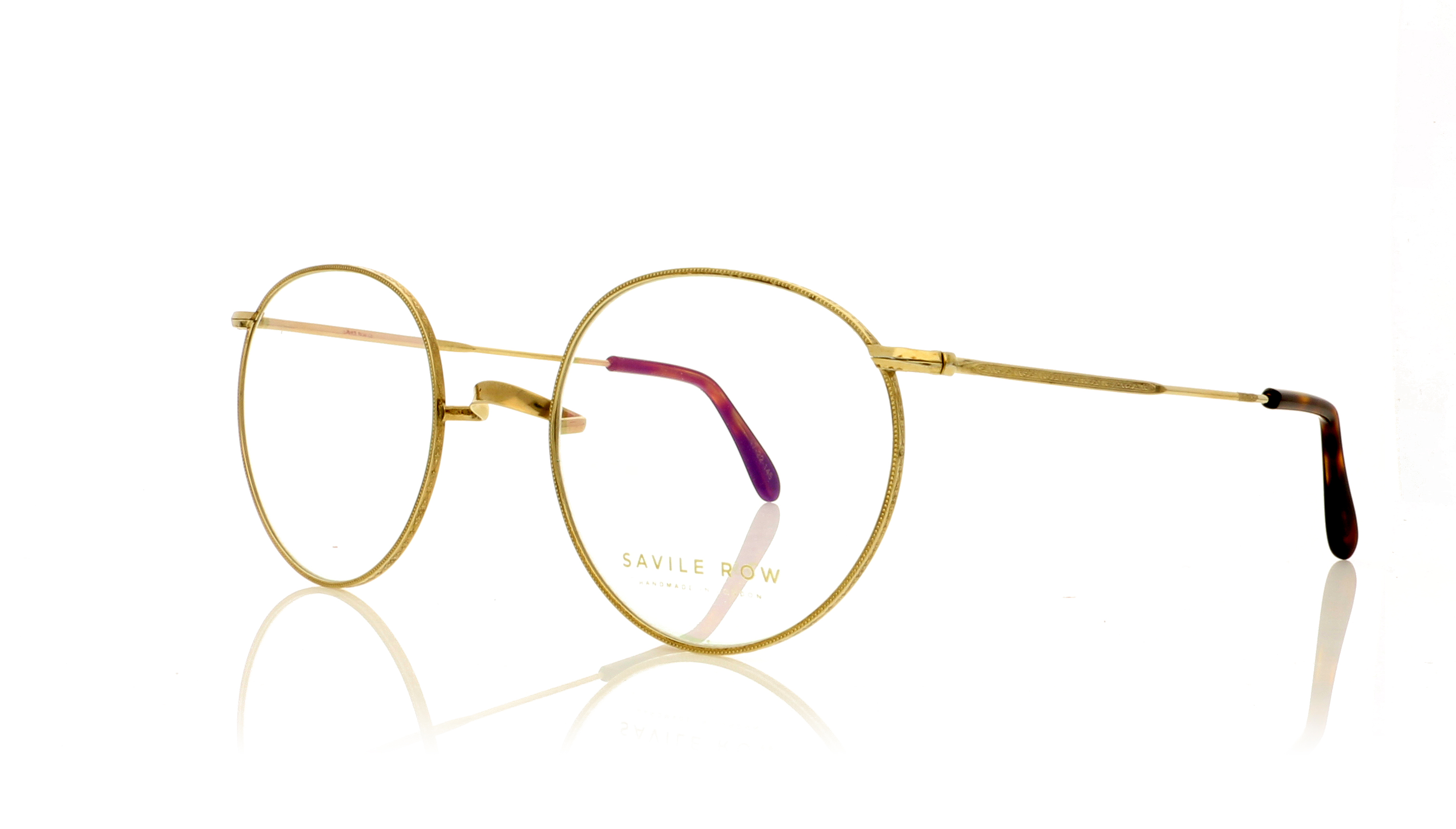 Savile Row Windsor Gold Engraved GOL Glasses