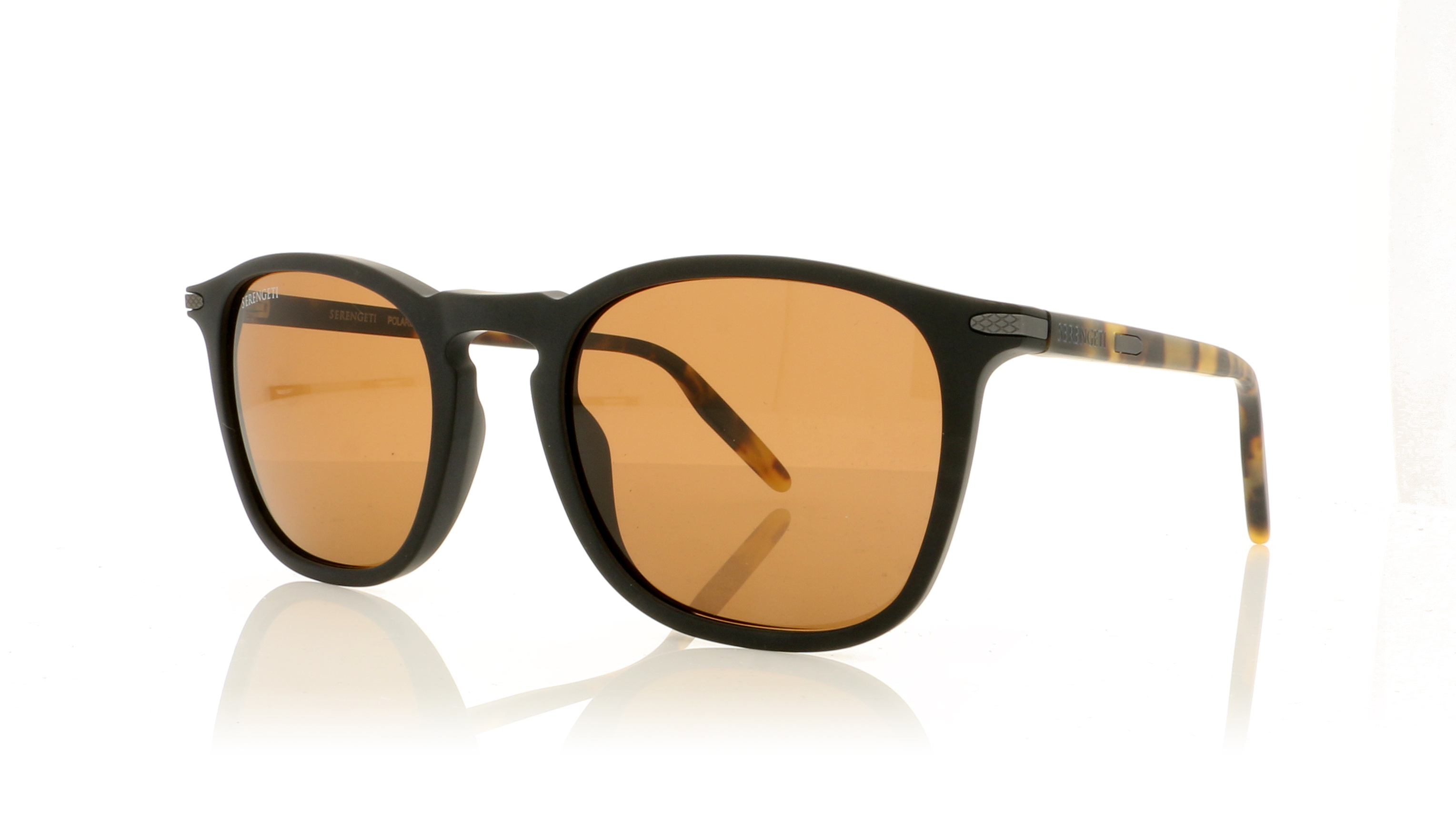 Serengeti Delio Matte Black/ Mossy Oak 8854 Sunglasses