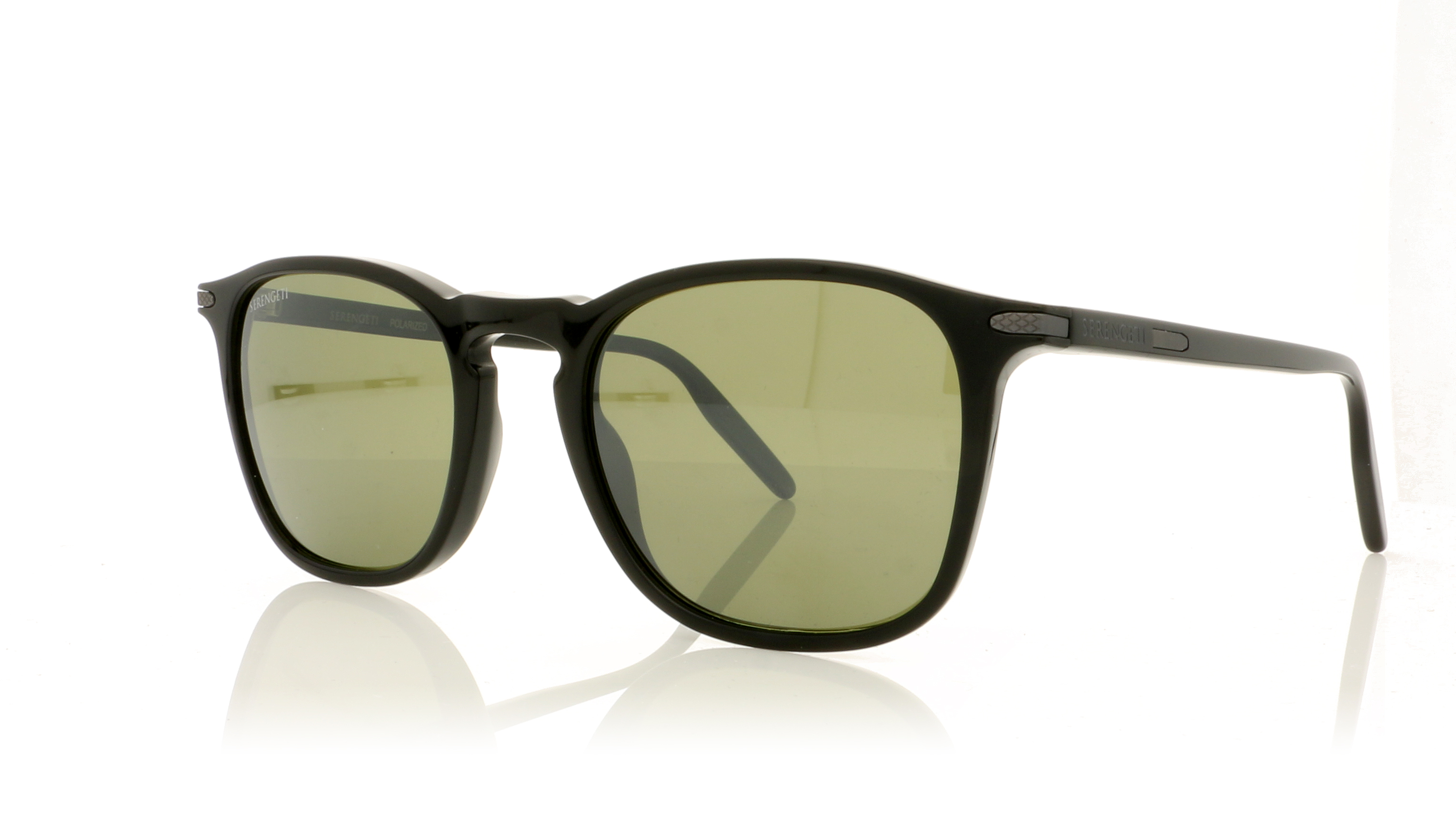 Serengeti Delio Shiny Black 8947 Sunglasses