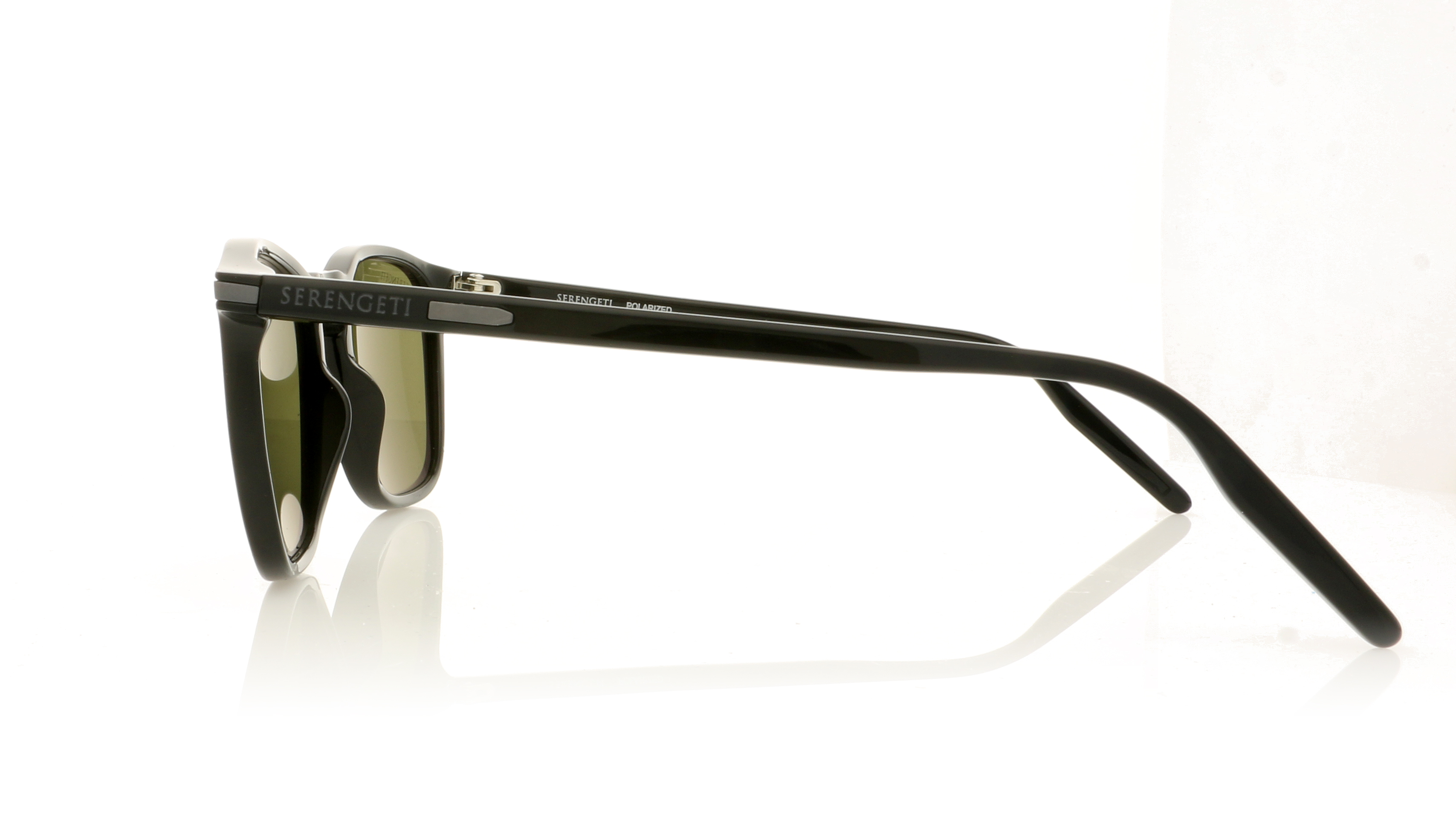 Serengeti Delio Shiny Black 8947 Sunglasses