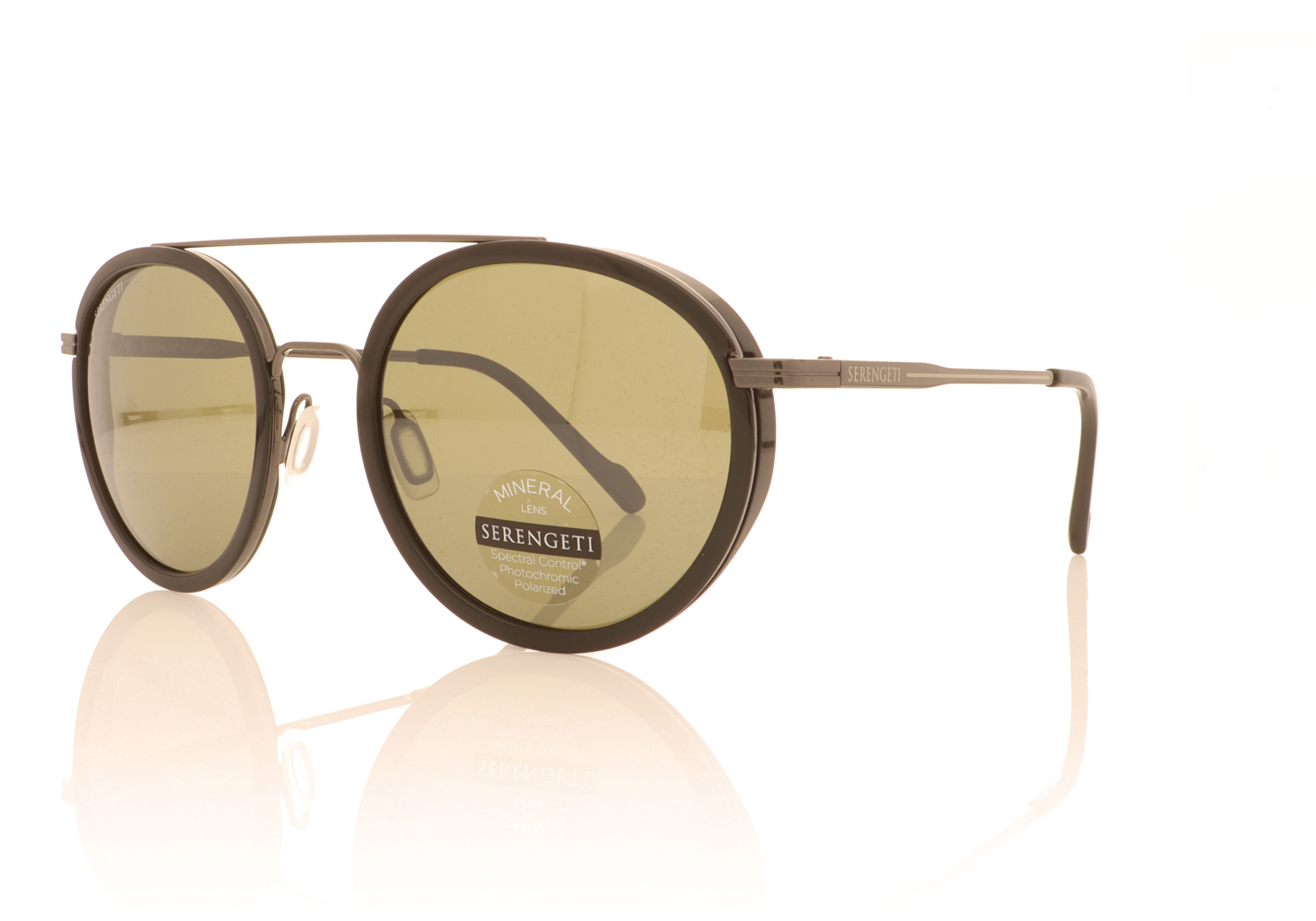 Serengeti Geary Black Gunmetal SS526001 Sunglasses