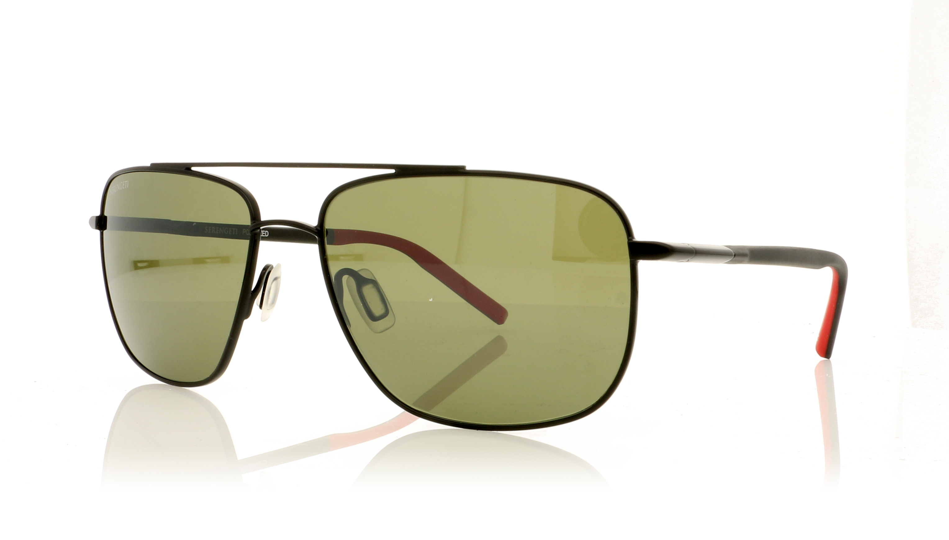 Serengeti Tellaro Black/Red 8818 Sunglasses