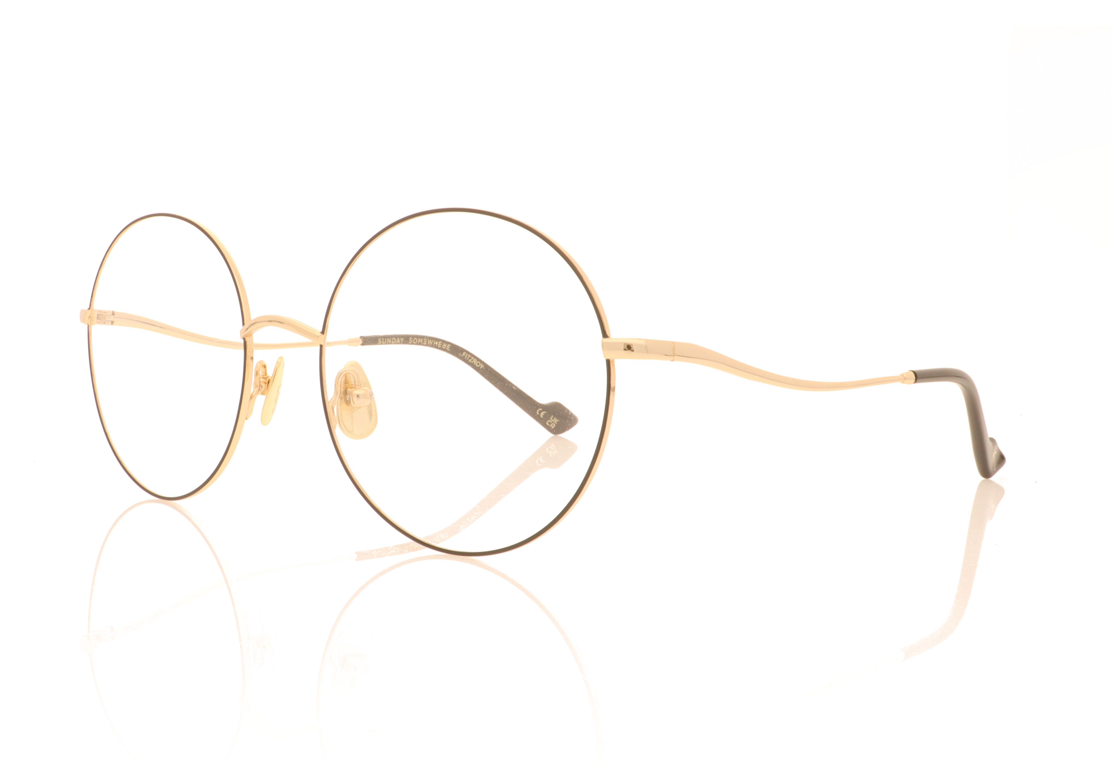 Sunday Somewhere OPT009 Gold C2 Glasses