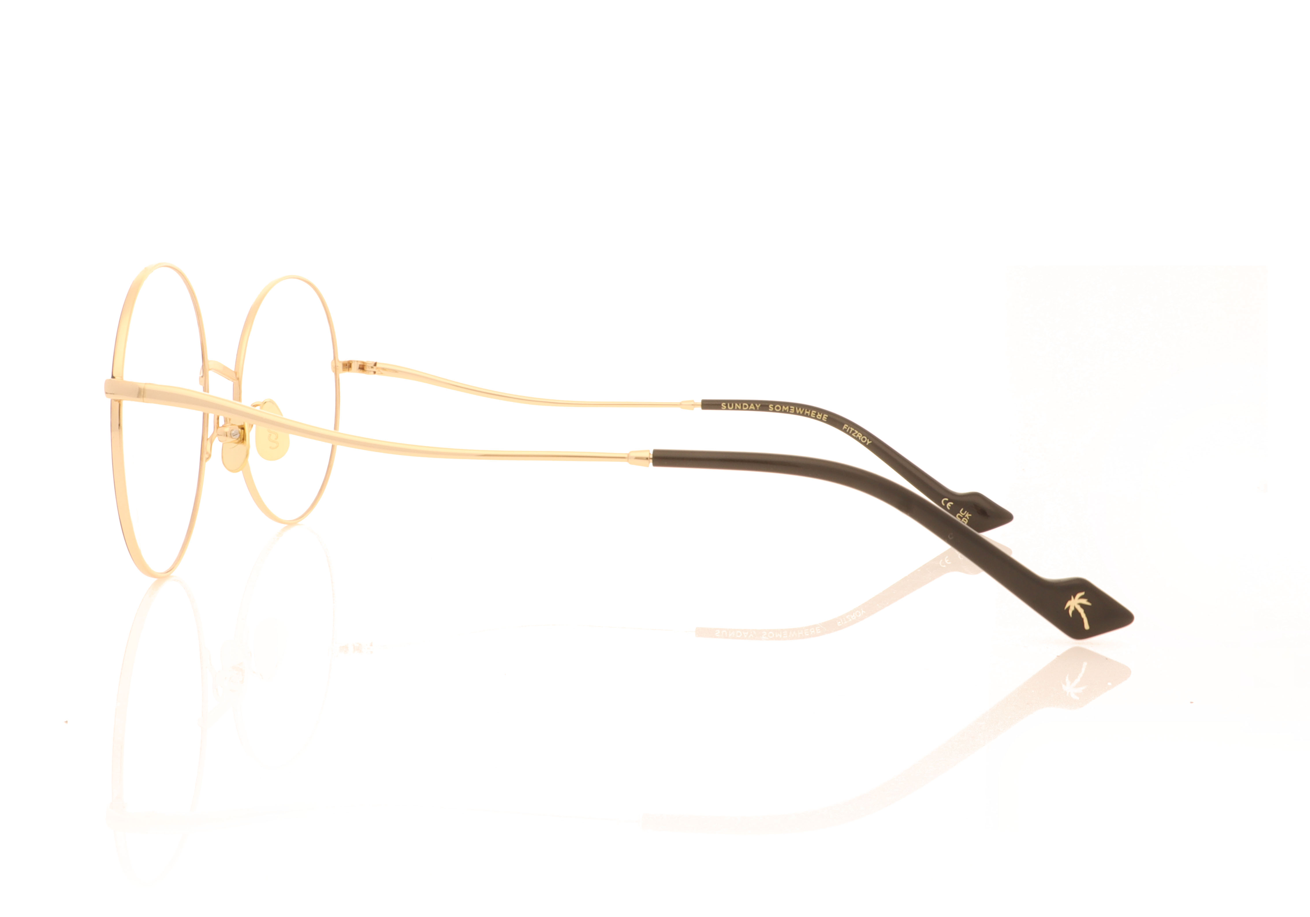 Sunday Somewhere OPT009 Gold C2 Glasses