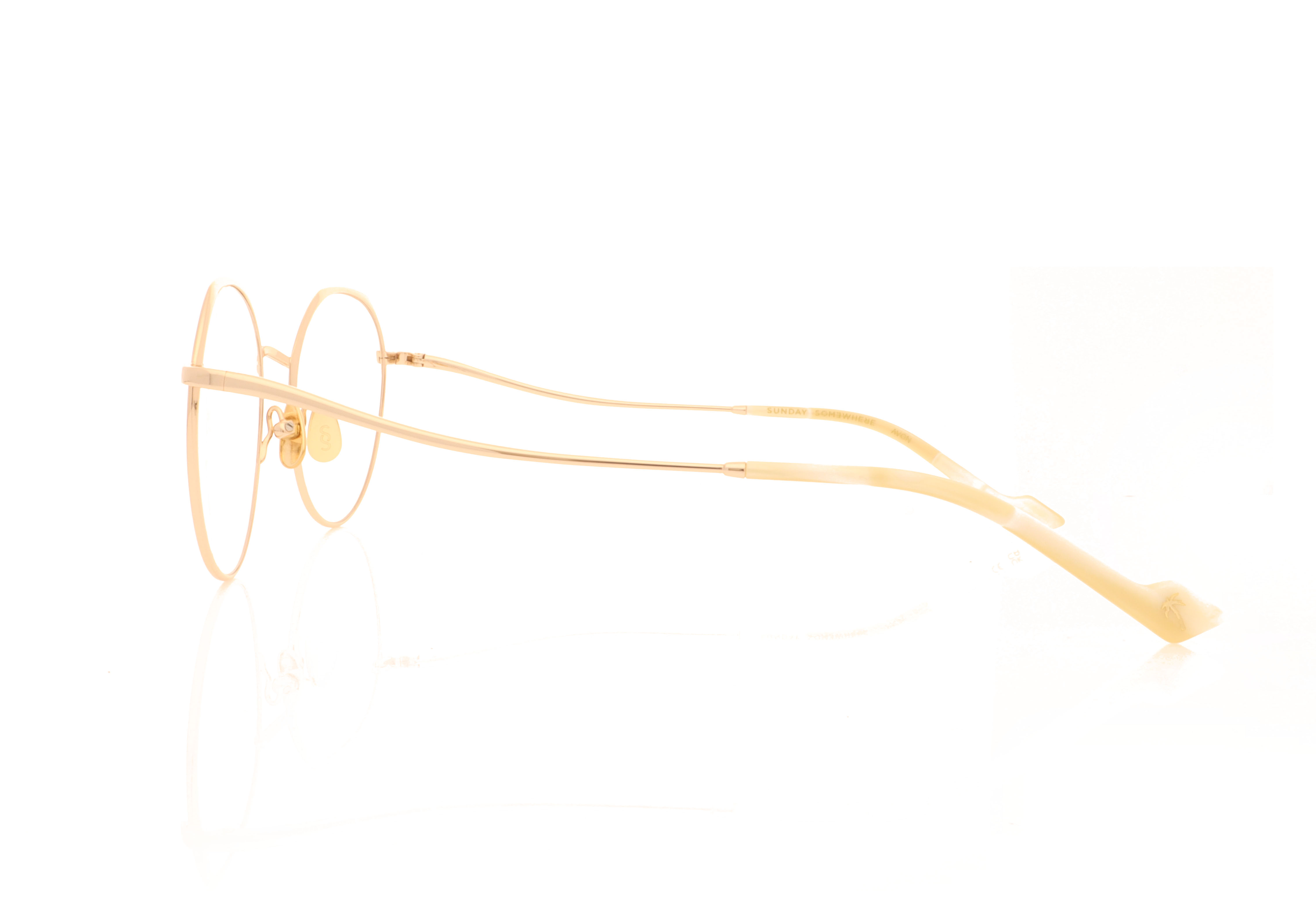 Sunday Somewhere OPT013 Gold C1 Glasses