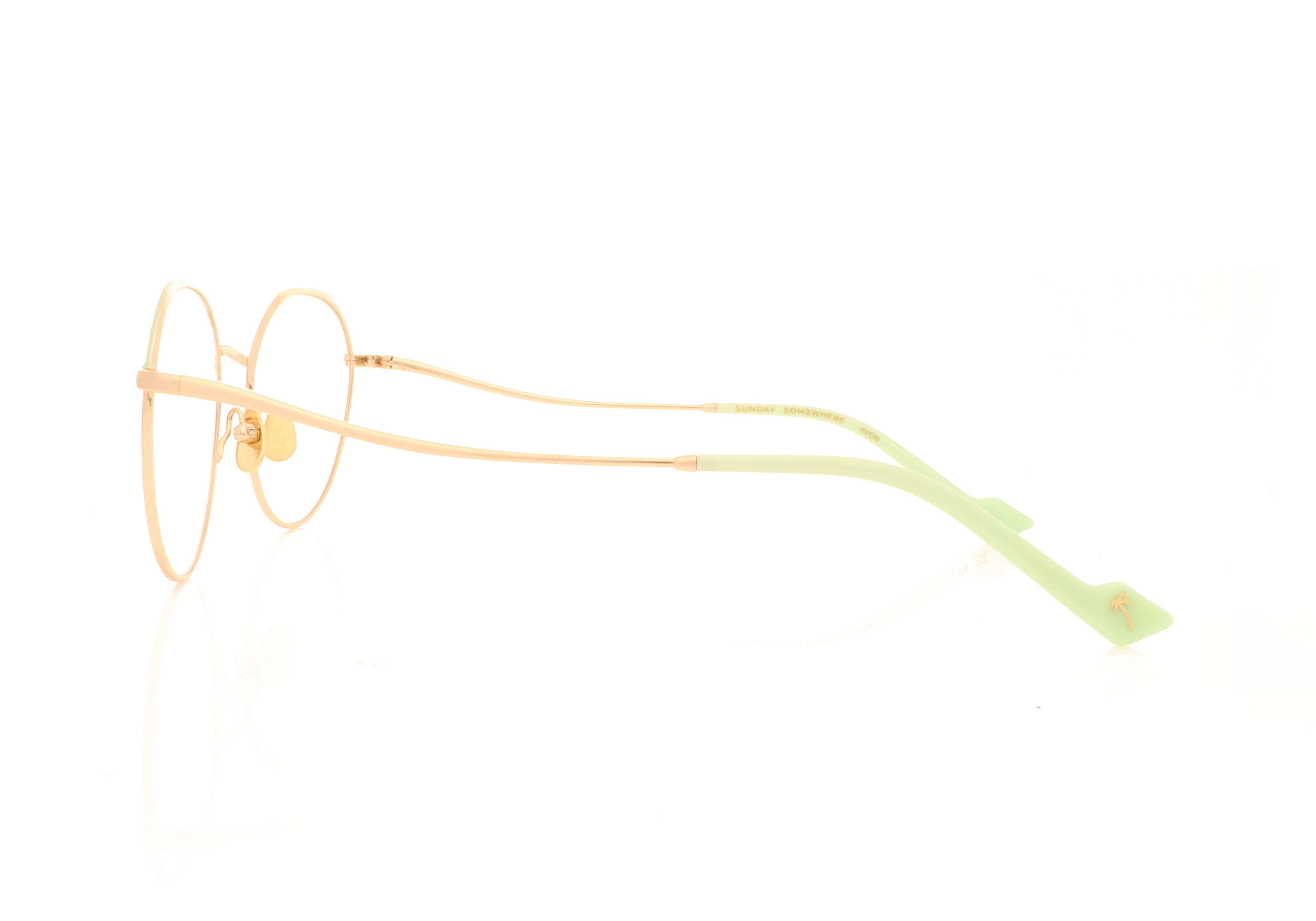 Sunday Somewhere OPT013 Gold C2 Glasses