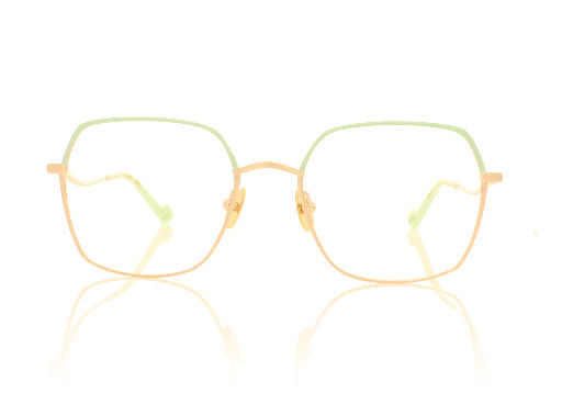 Picture of Sunday Somewhere q OPT014 C2 Gold Green Glasses